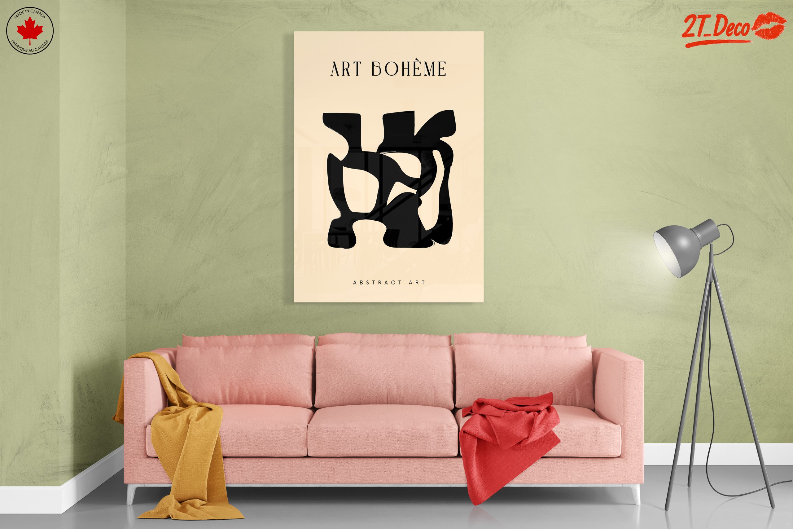 Modern Abstract Art with Organic Shapes - Image 7