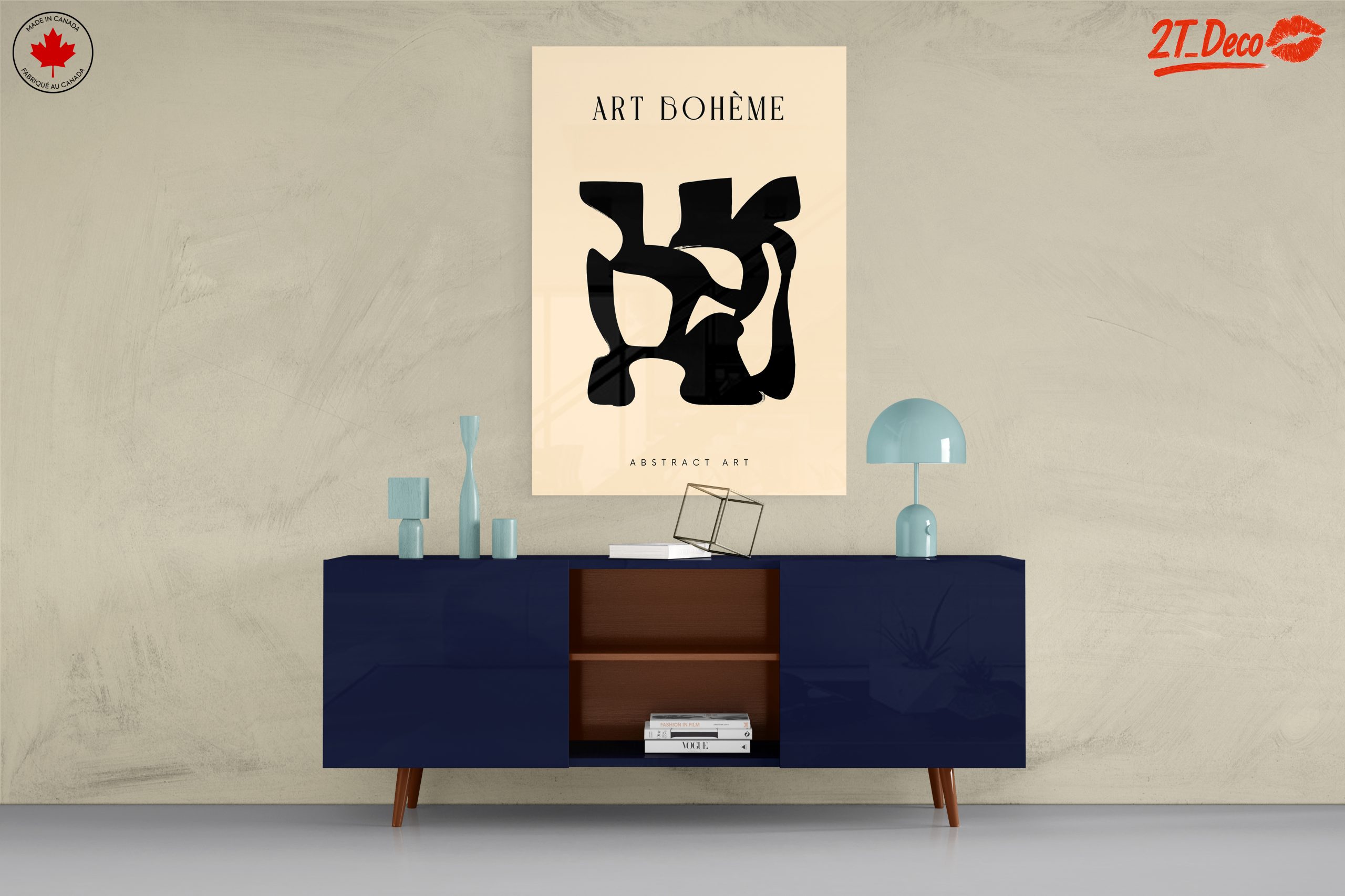 Modern Abstract Art with Organic Shapes - Image 8