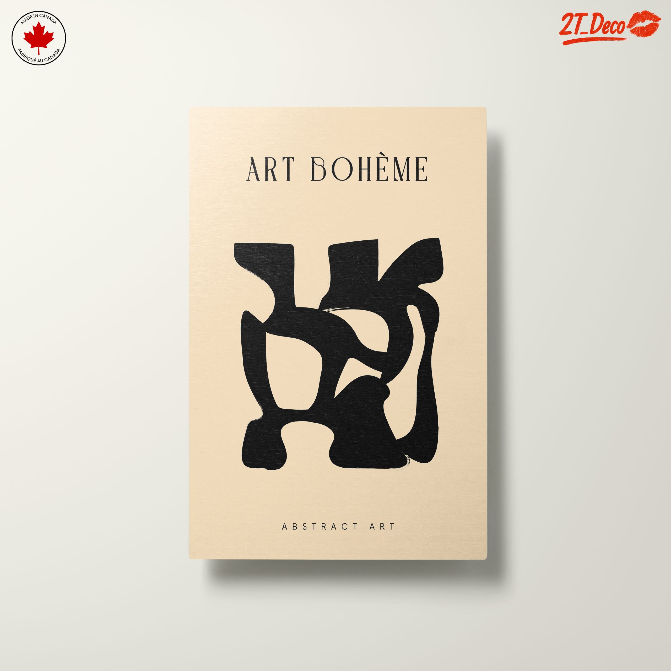 Modern Abstract Art with Organic Shapes - Image 10