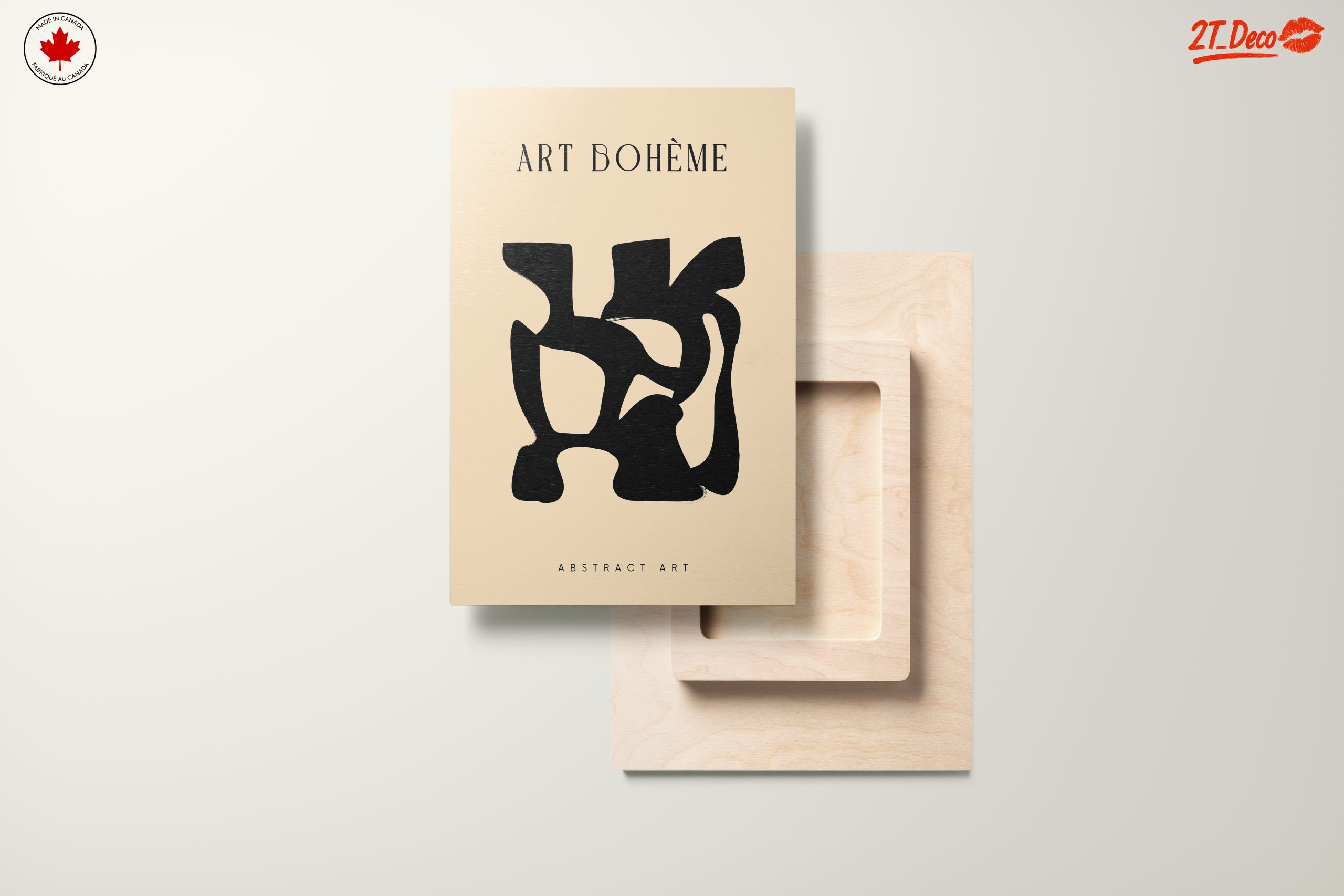 Modern Abstract Art with Organic Shapes - Image 11