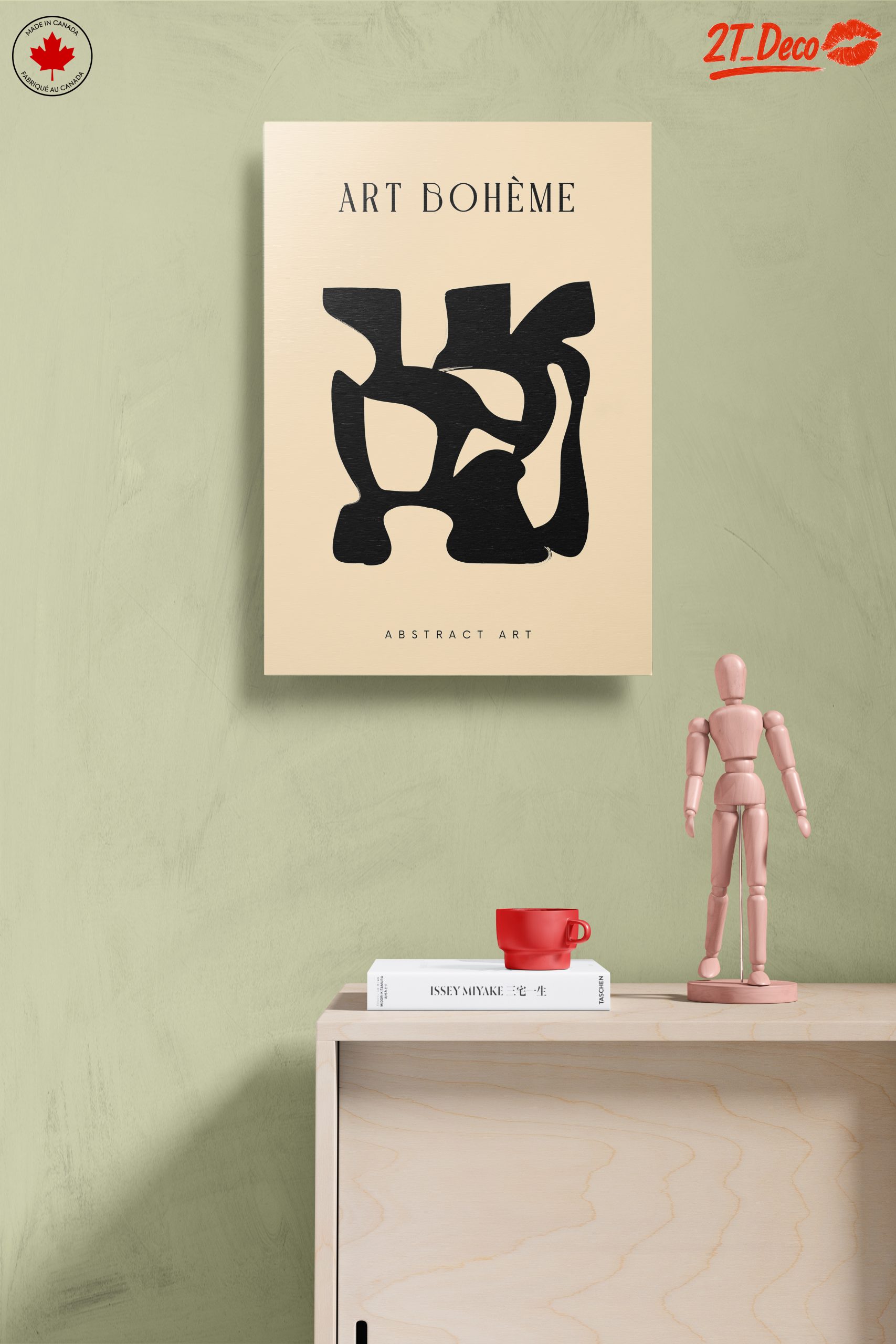 Modern Abstract Art with Organic Shapes - Image 14