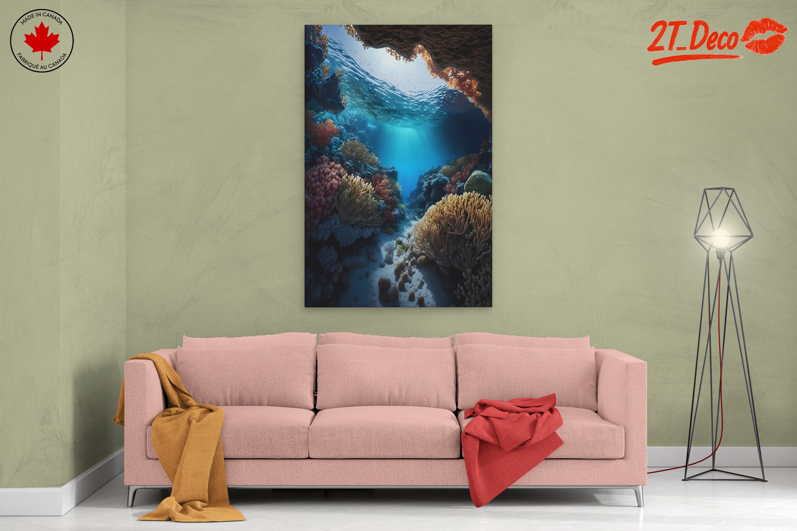 Stunning Abstract Marine Life Art for Ocean Lovers - Image 2