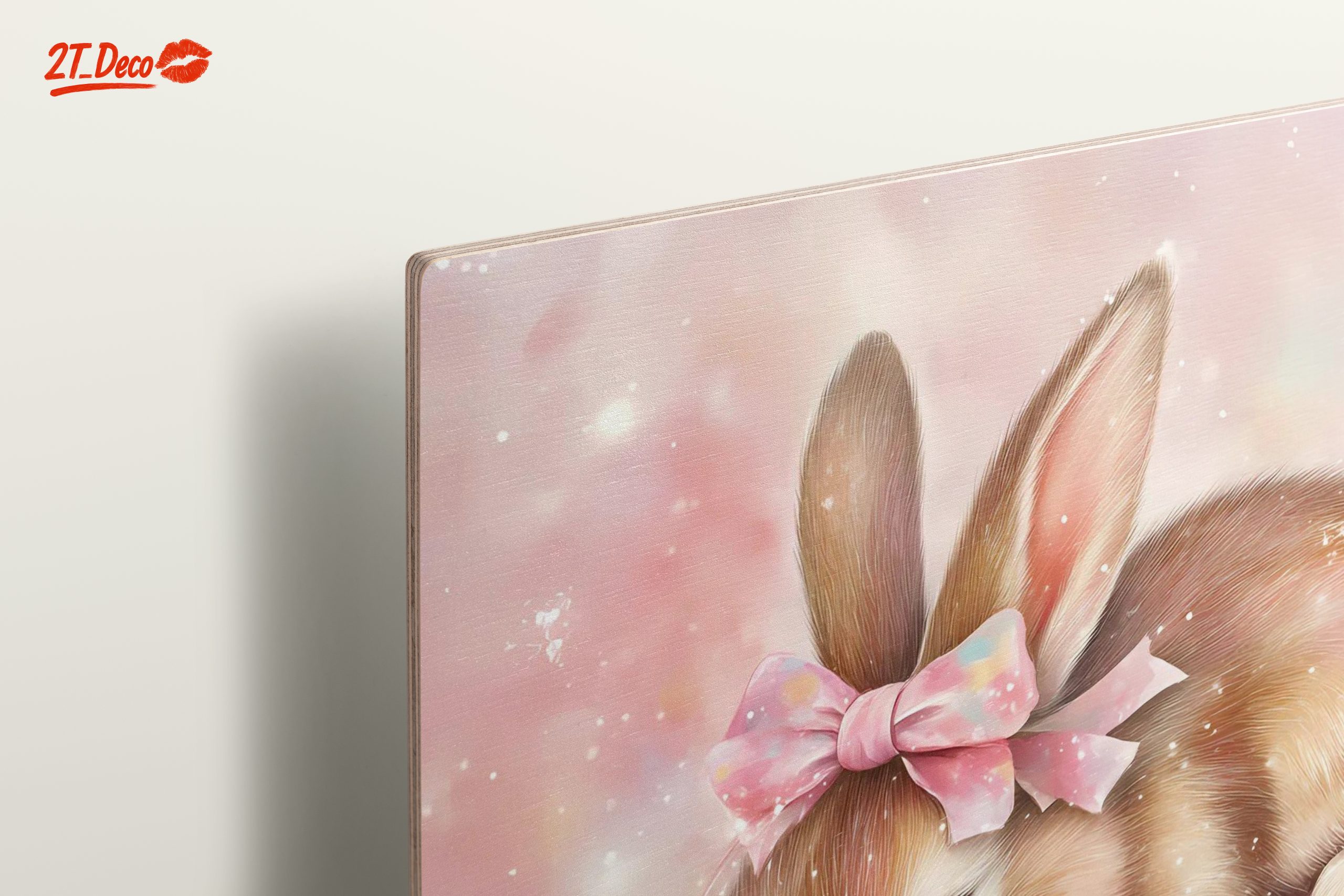 Adorable Rabbit with Pink Bow - Image 15
