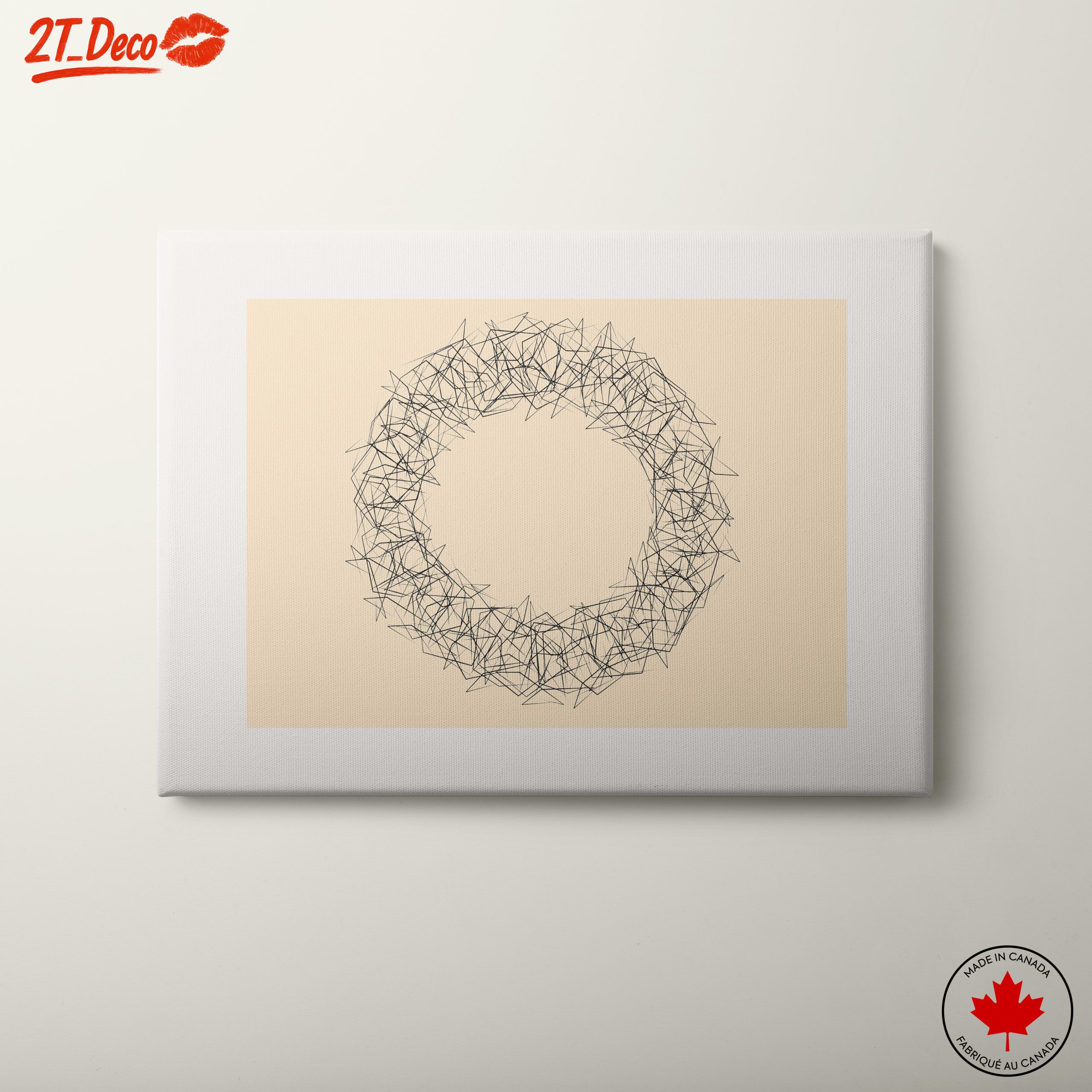 Intricate Geometric Line Artwork