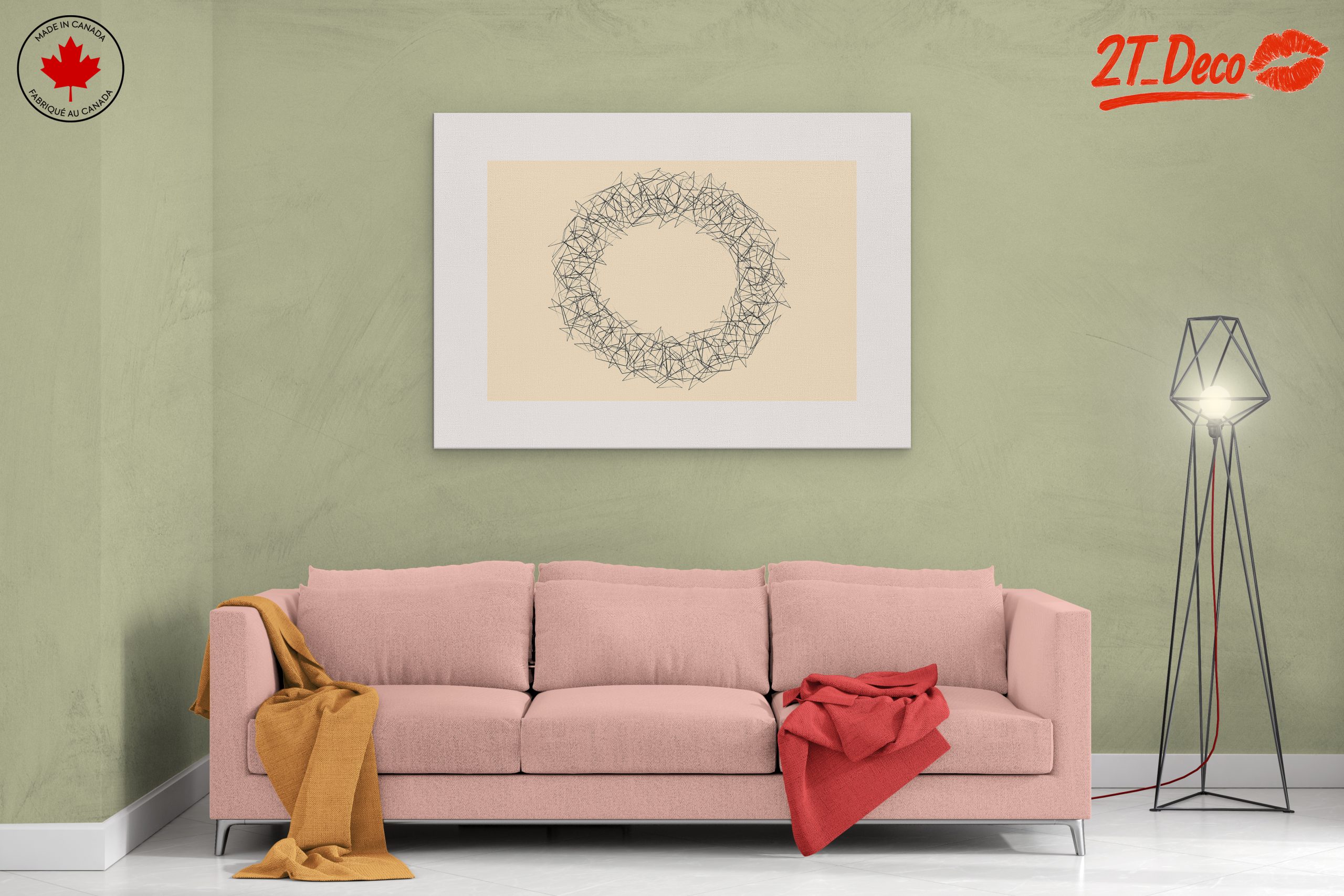 Intricate Geometric Line Artwork - Image 2