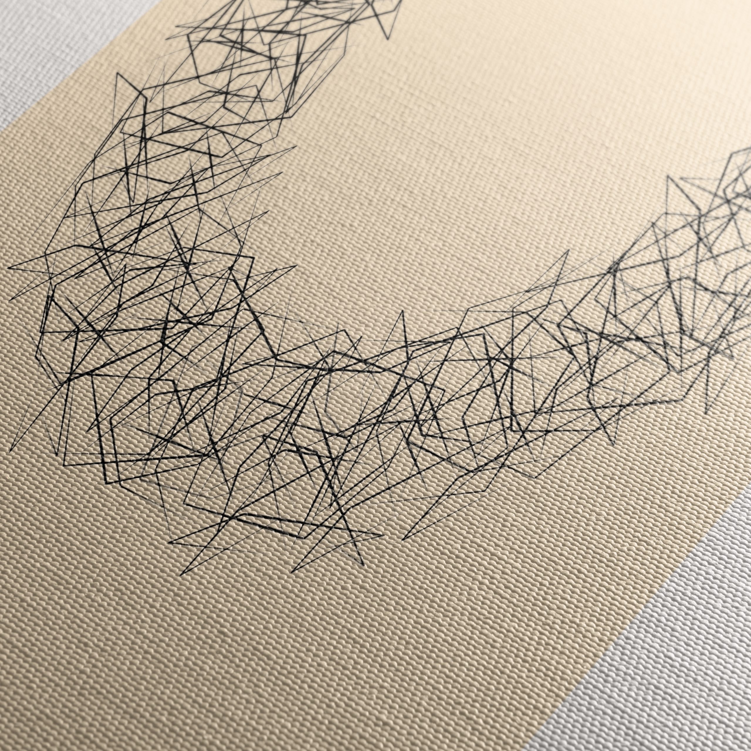 Intricate Geometric Line Artwork - Image 5