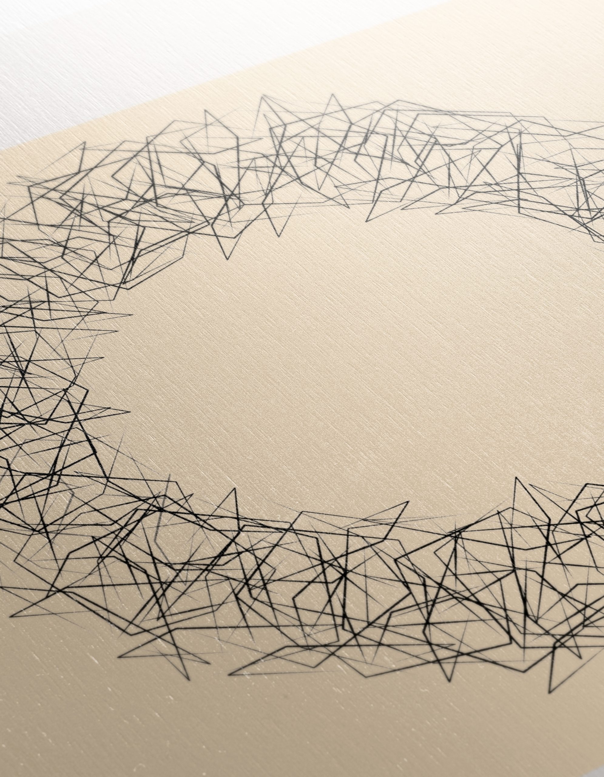Intricate Geometric Line Artwork - Image 12