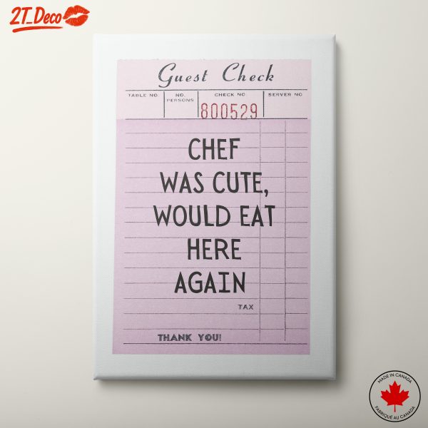 Chef Was Cute: Playful Restaurant Art