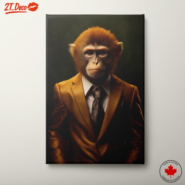 Stylish Monkey in a Suit