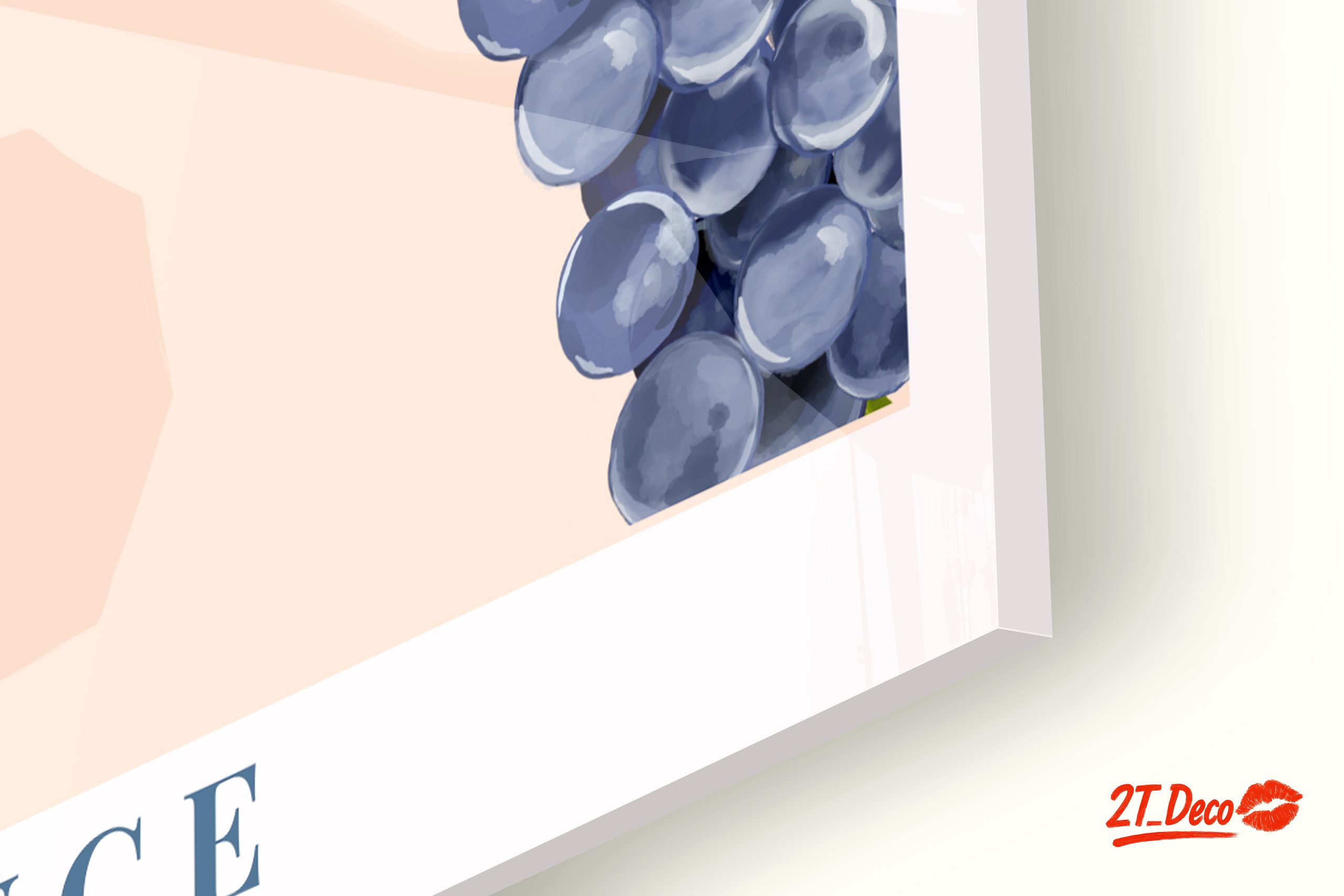 Stylized Grapes Art from France - Image 9