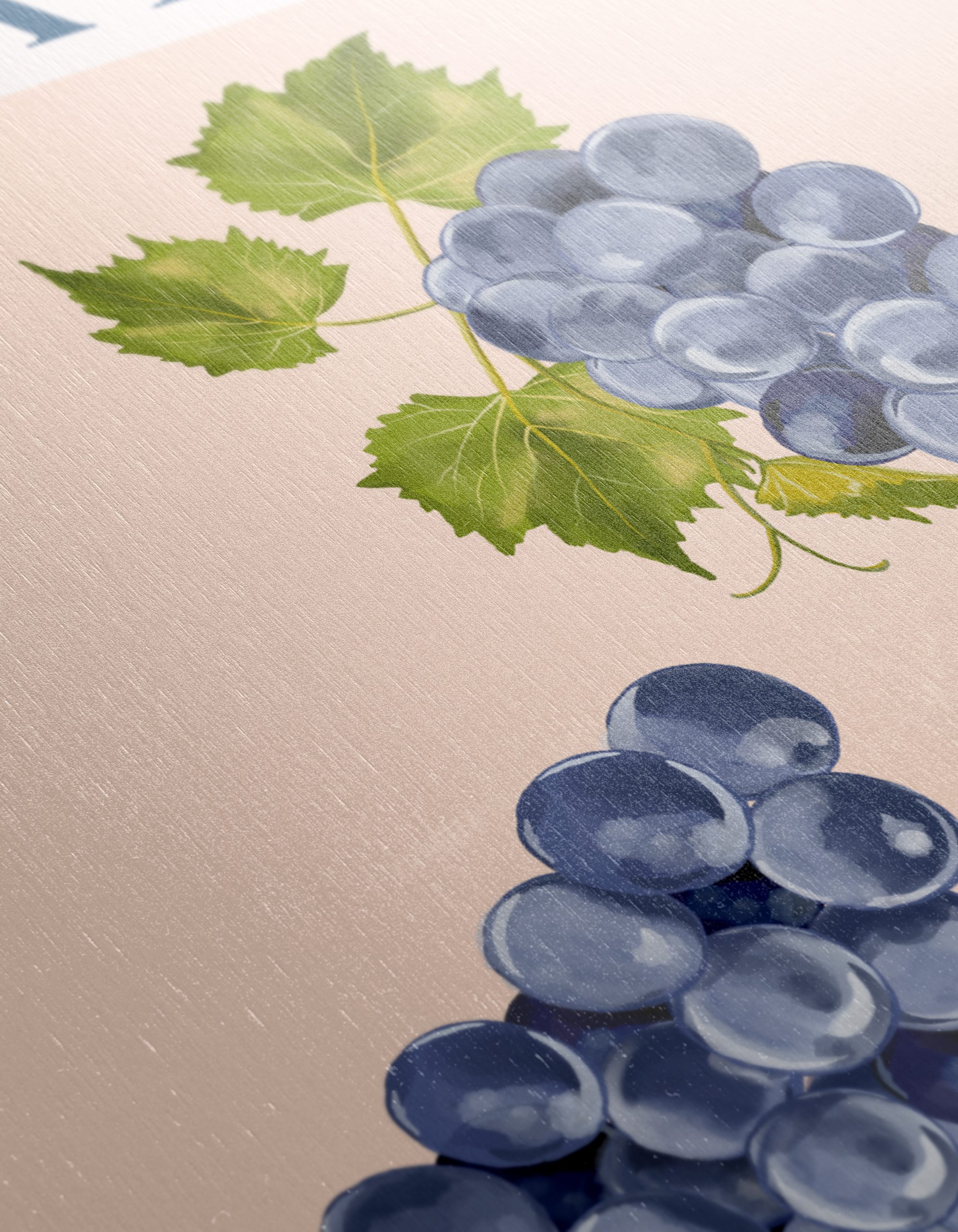Stylized Grapes Art from France - Image 12