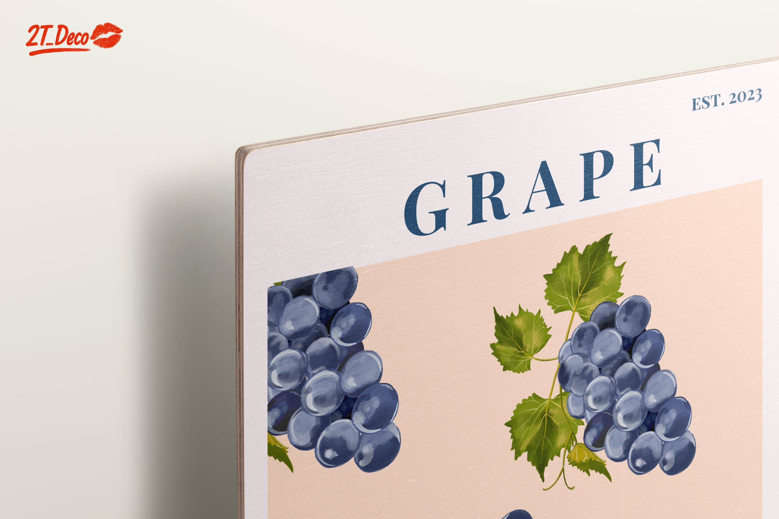 Stylized Grapes Art from France - Image 15