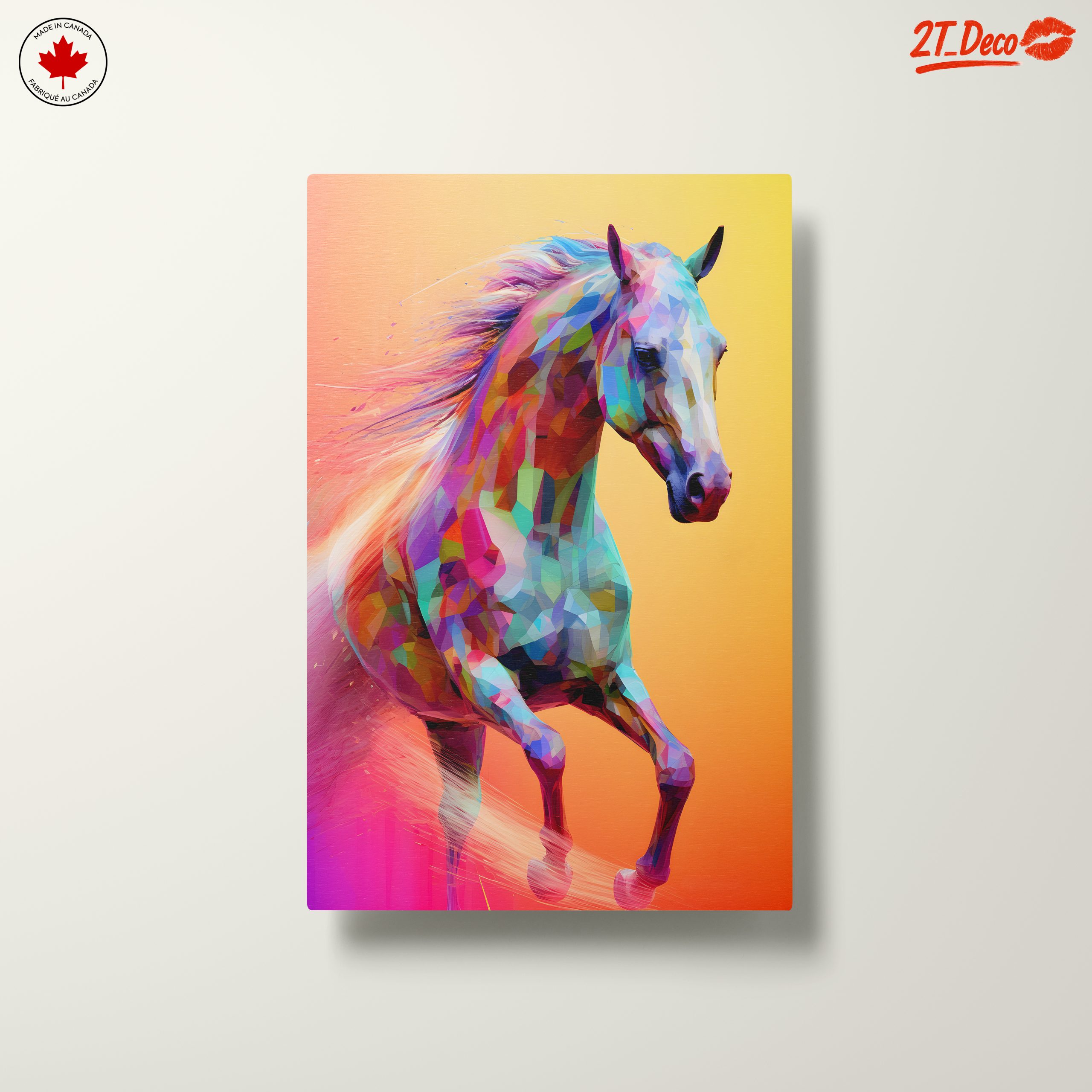 Vibrant Colorful Horse Art 4 - Image 10