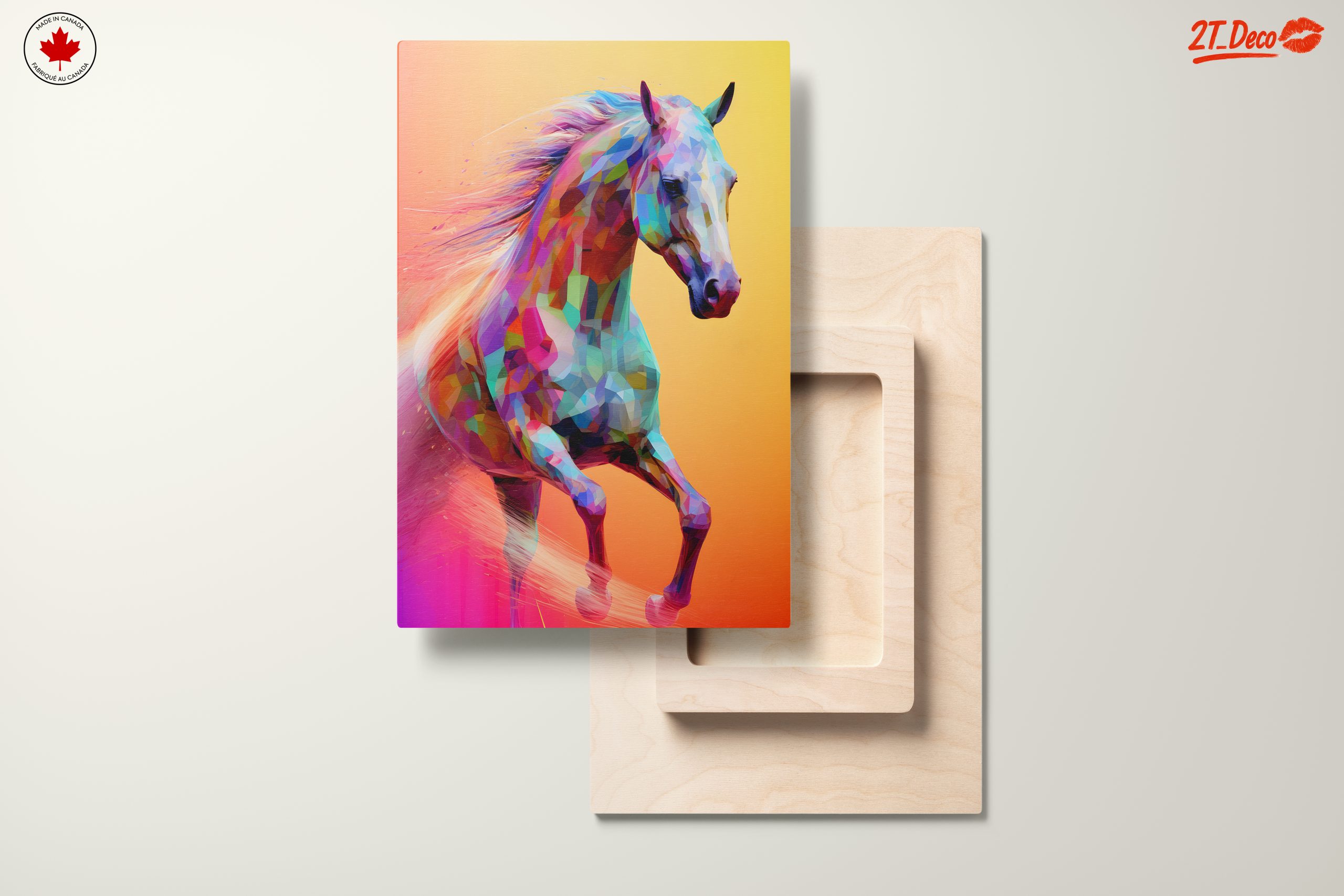 Vibrant Colorful Horse Art 4 - Image 11