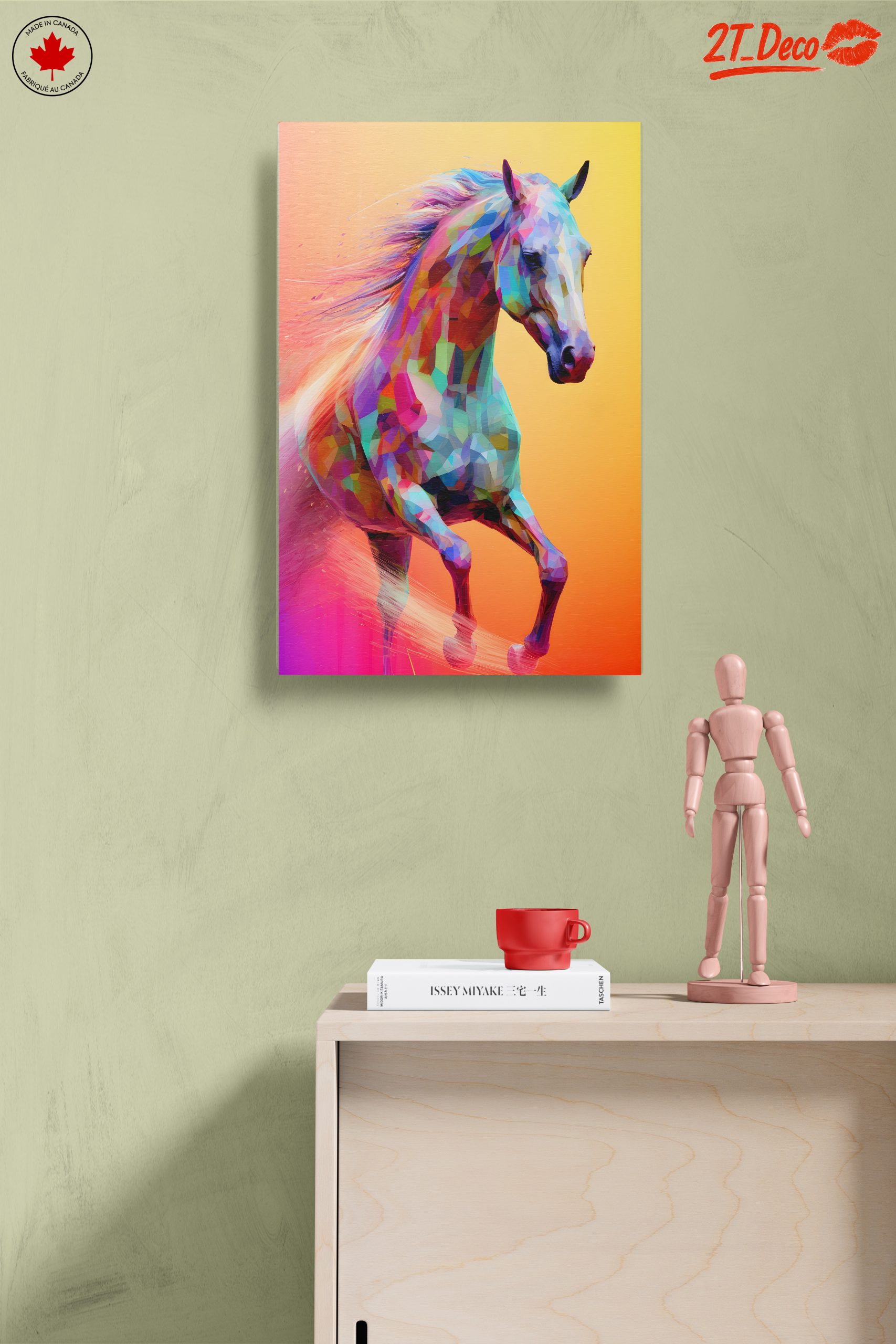 Vibrant Colorful Horse Art 4 - Image 14