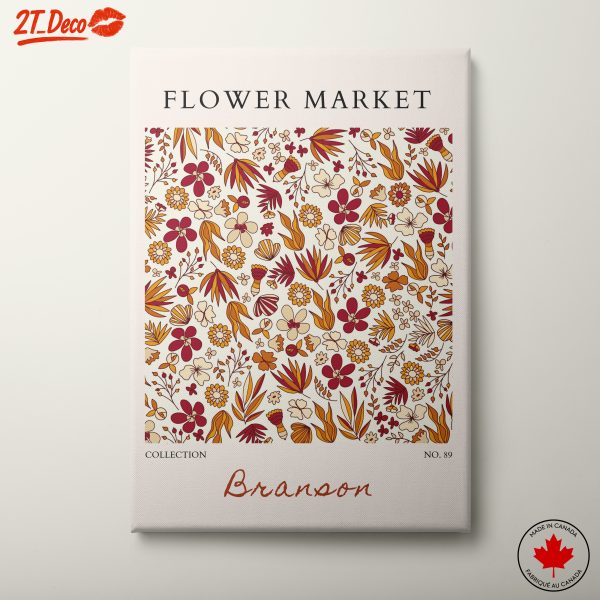 Flower Market Floral Pattern Art