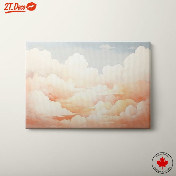 Colorful Abstract Clouds in Soft Pastels