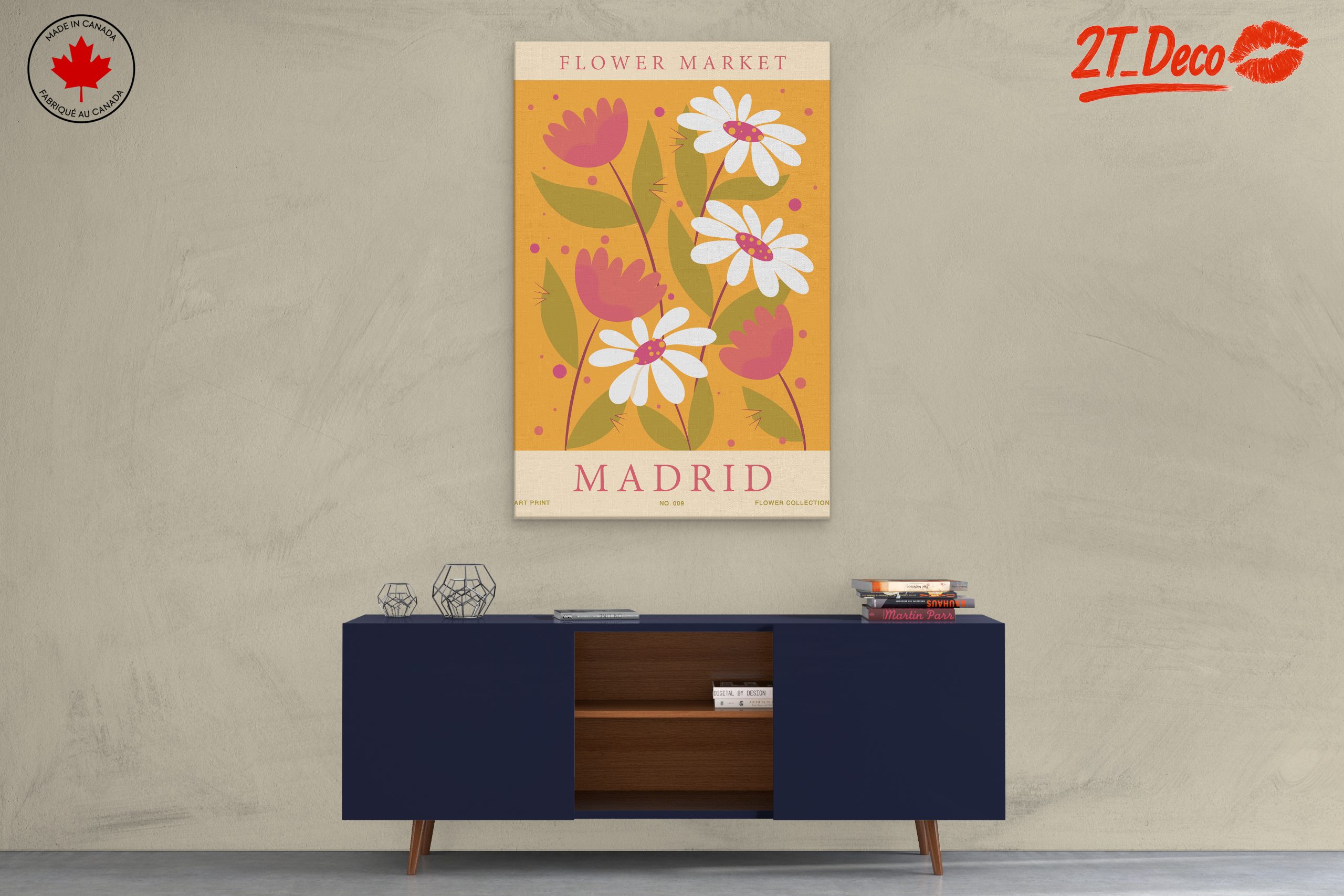 Flower Market Art Print Featuring Madrid - Image 3