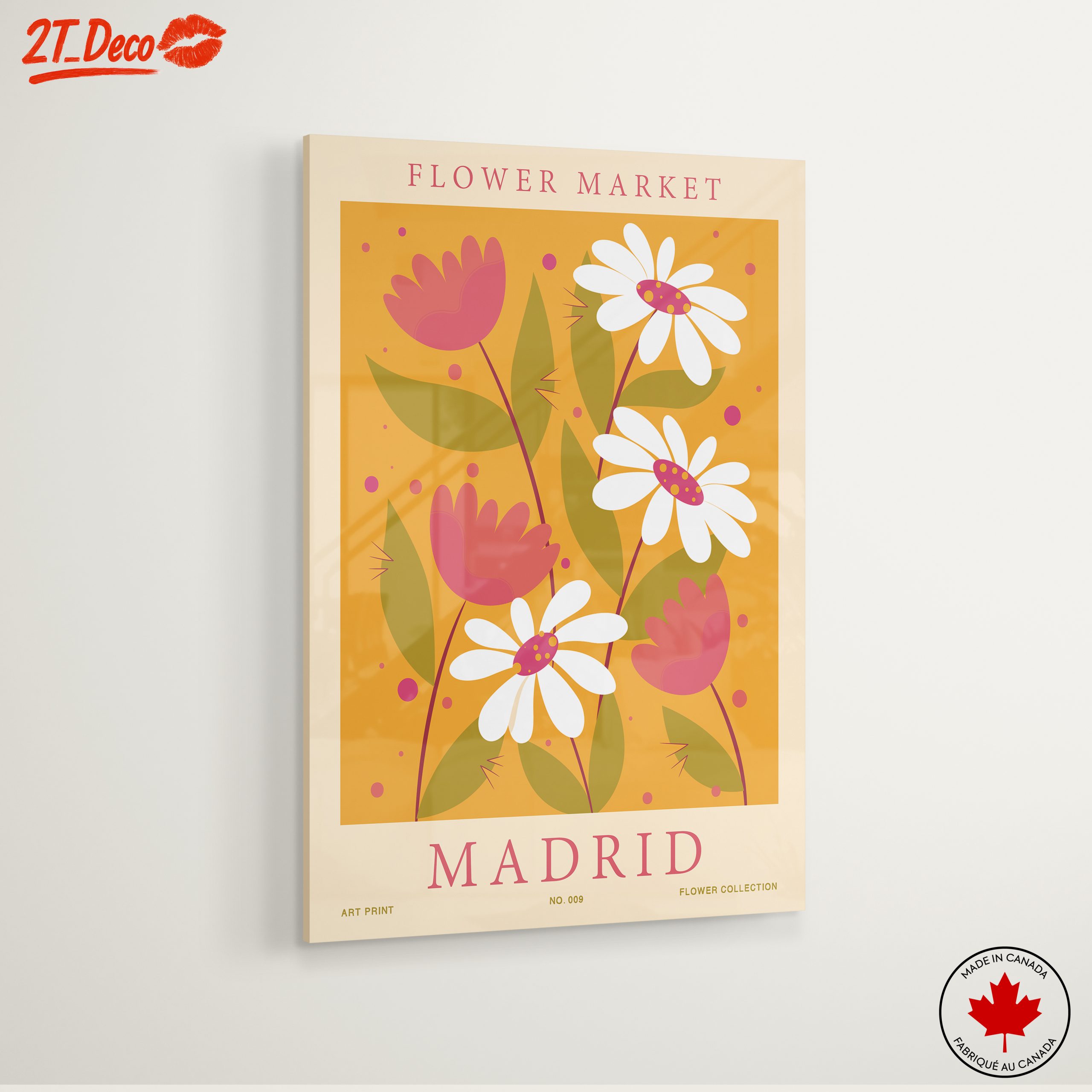 Flower Market Art Print Featuring Madrid - Image 6