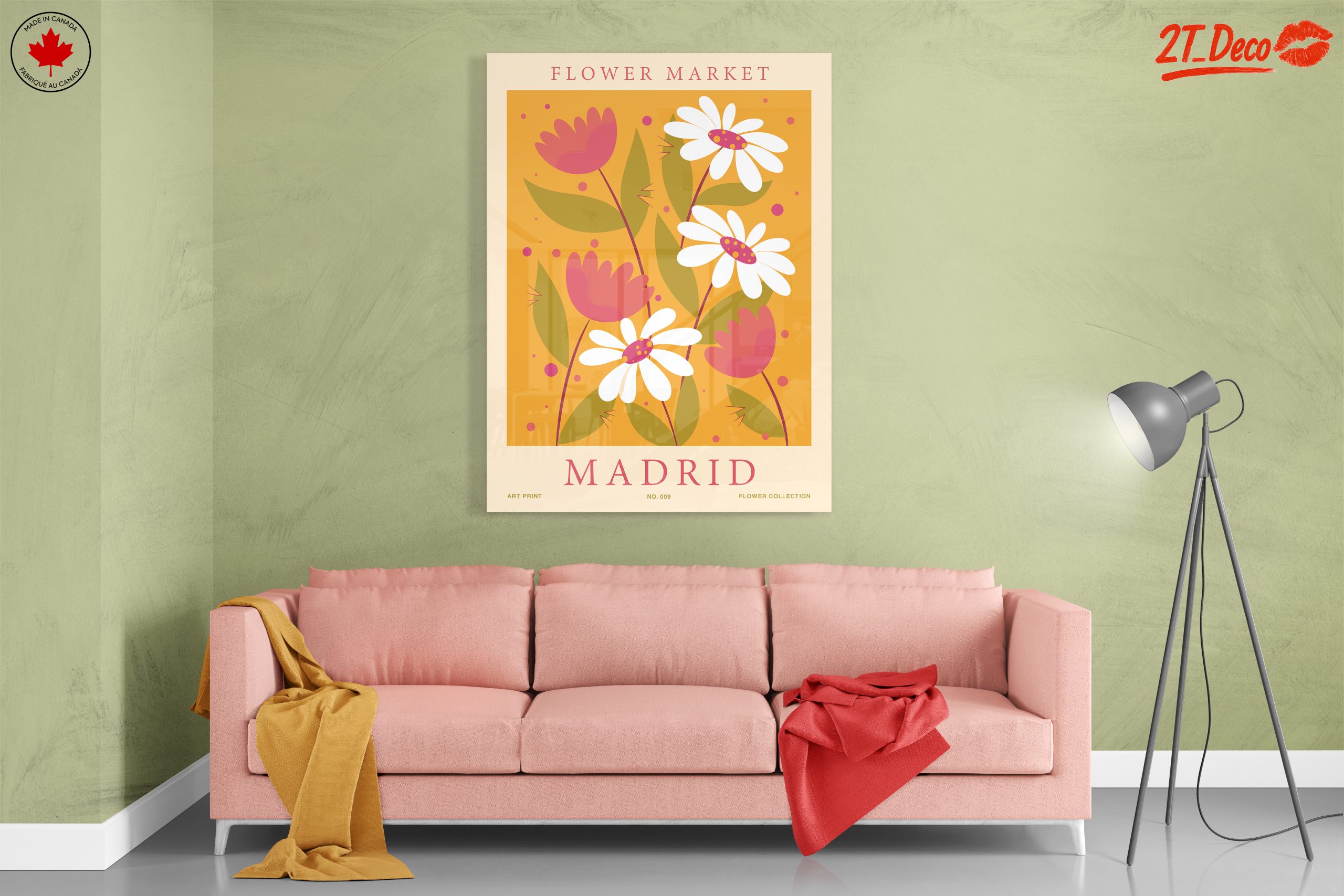 Flower Market Art Print Featuring Madrid - Image 7