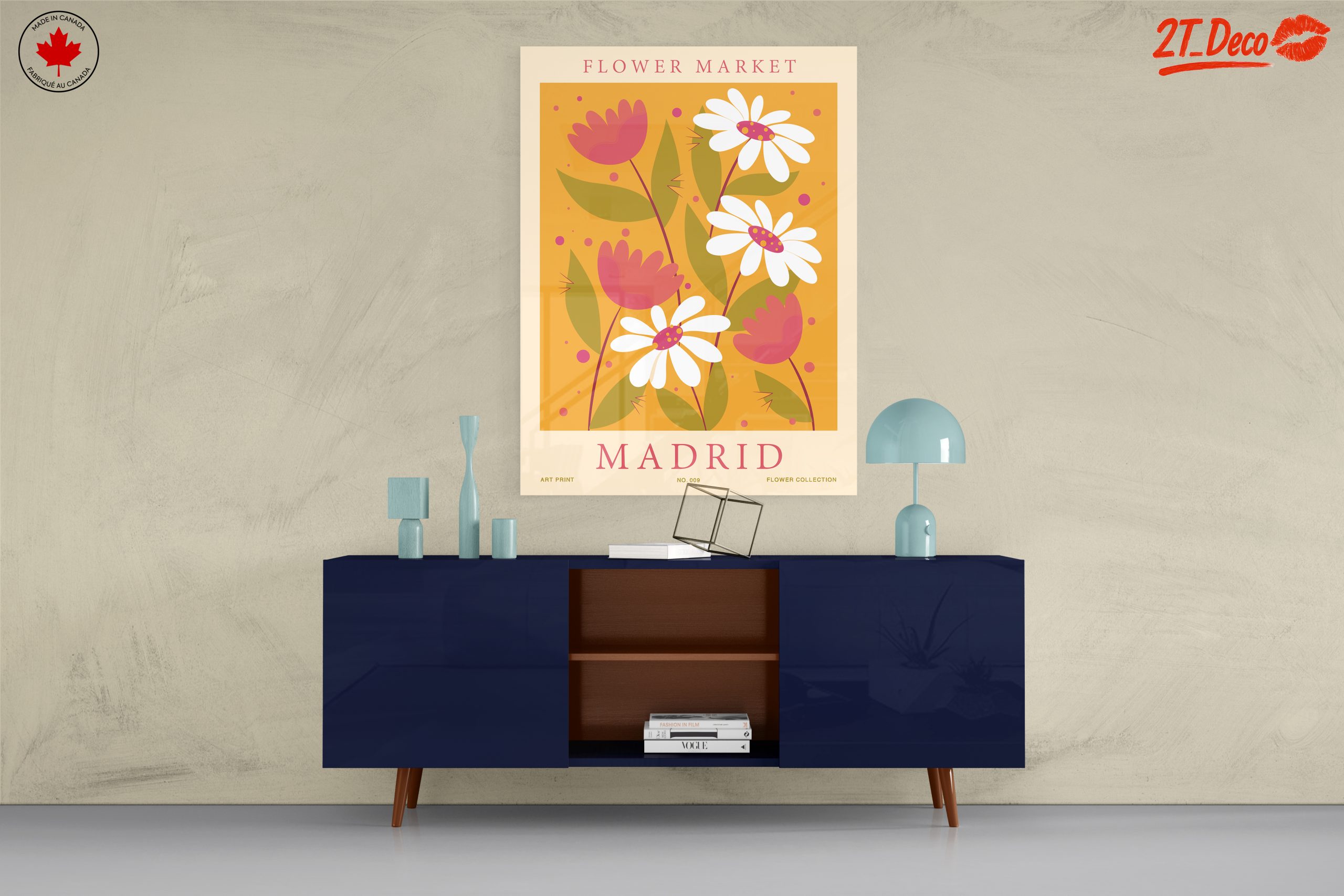 Flower Market Art Print Featuring Madrid - Image 8