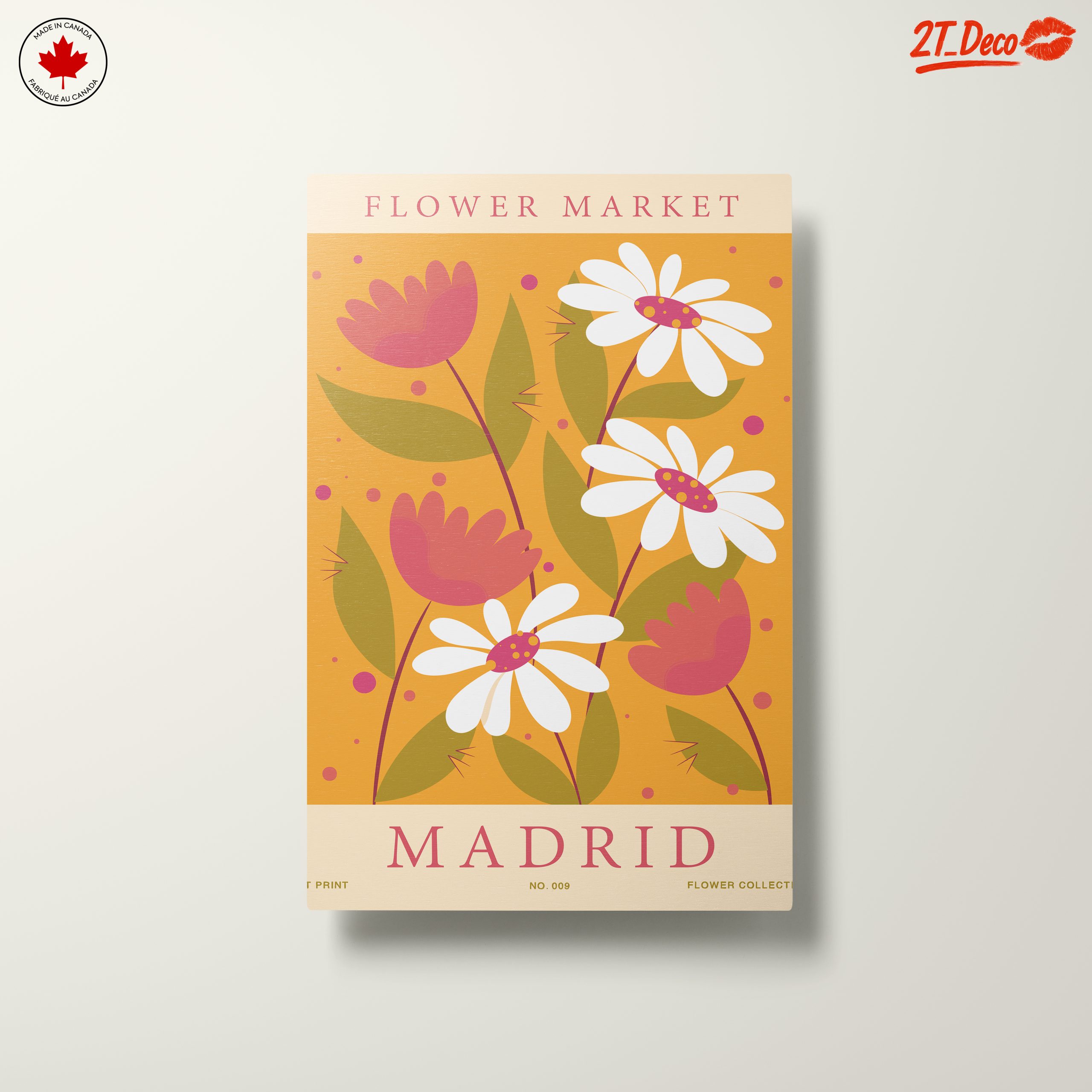 Flower Market Art Print Featuring Madrid - Image 10