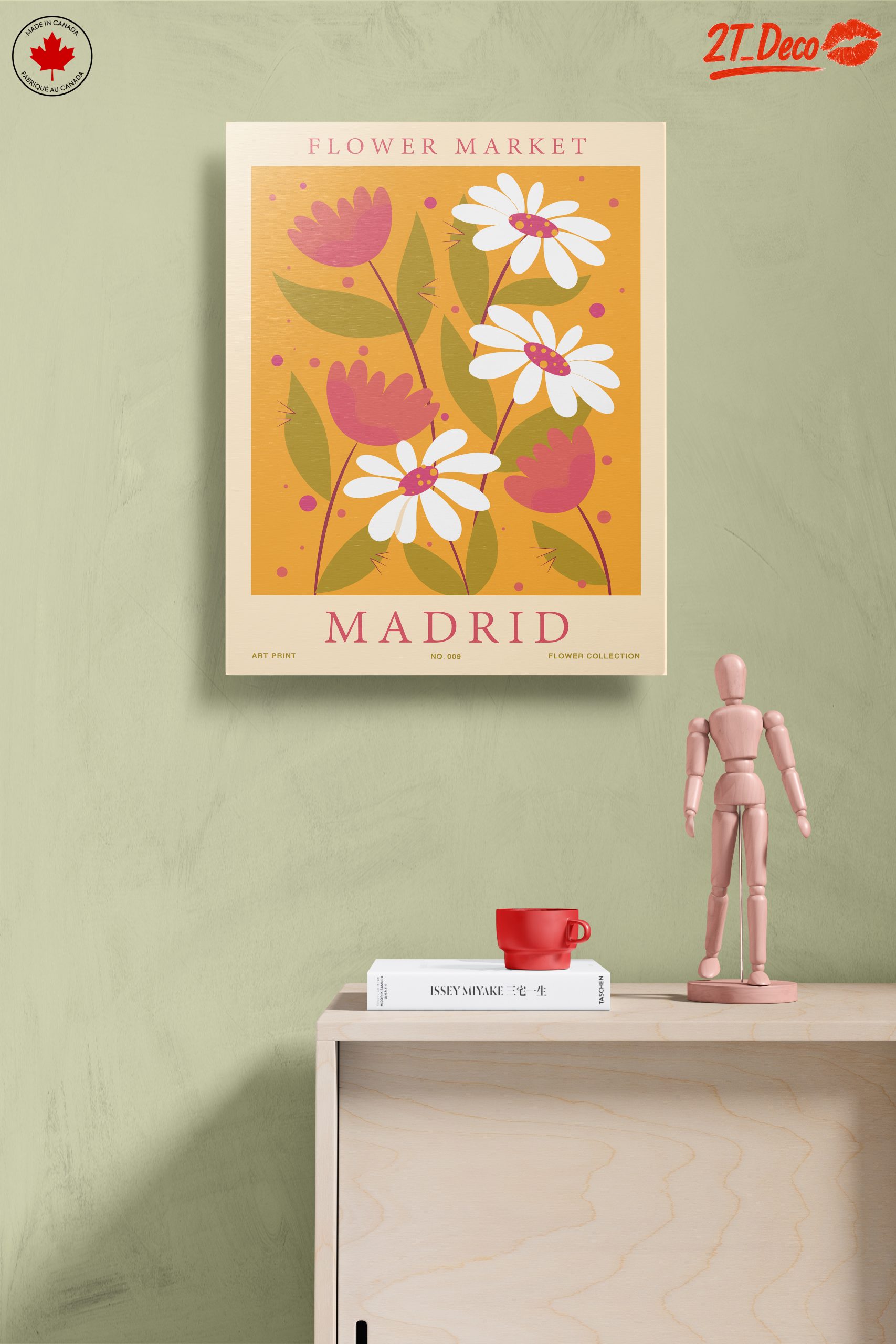 Flower Market Art Print Featuring Madrid - Image 14