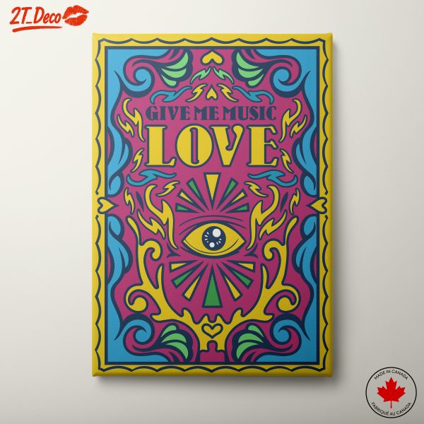 Vibrant Contemporary Pop Art with Positive Messages