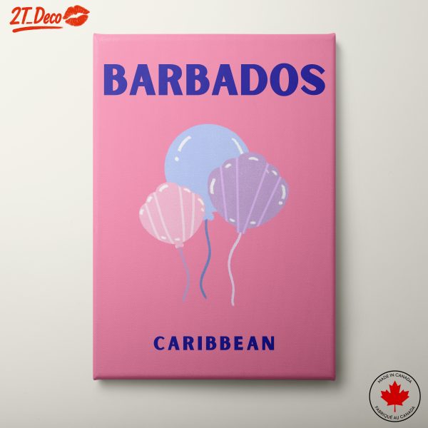 Barbados Cultural Art with Colorful Balloons