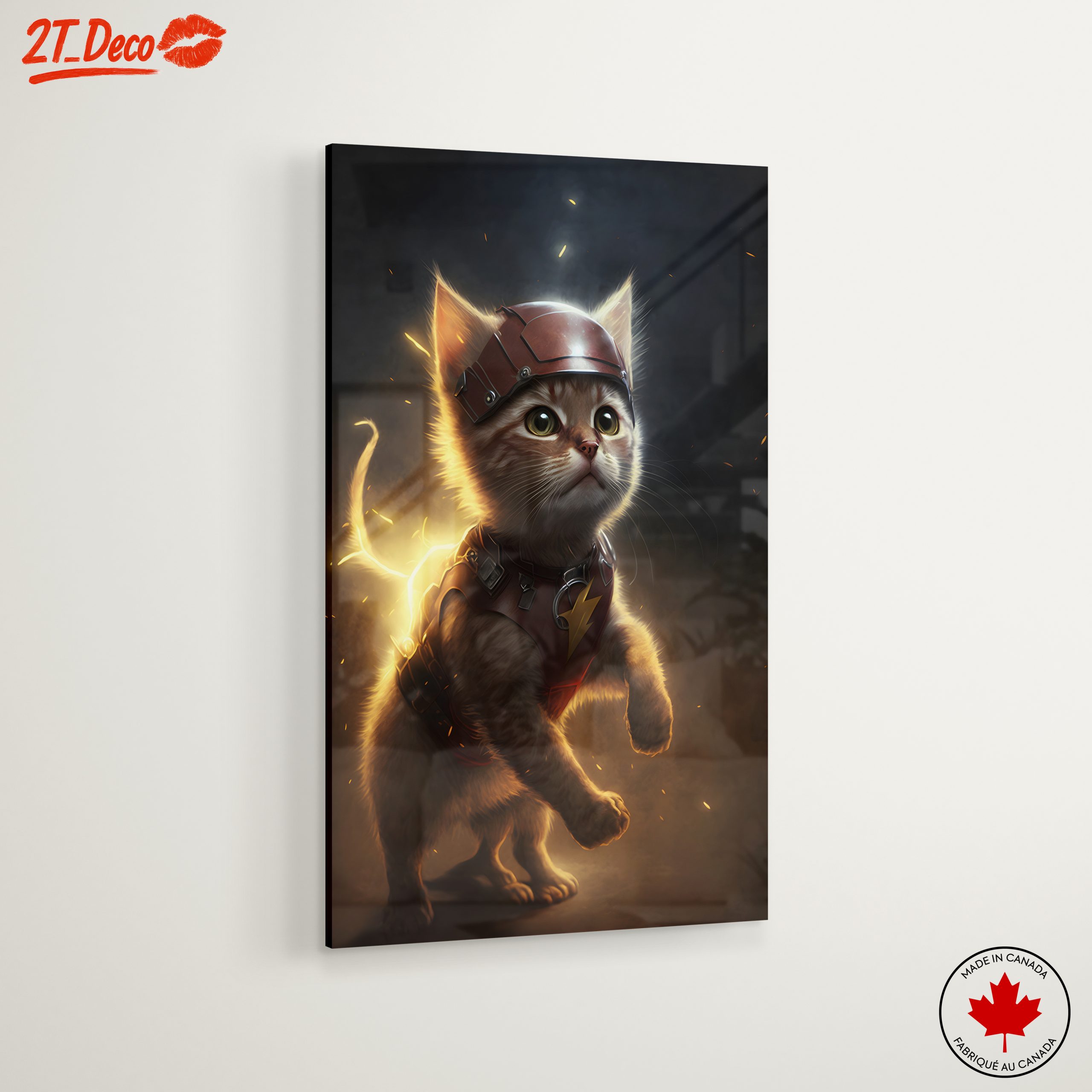 Dynamic Heroic Cat Character Art - Image 6