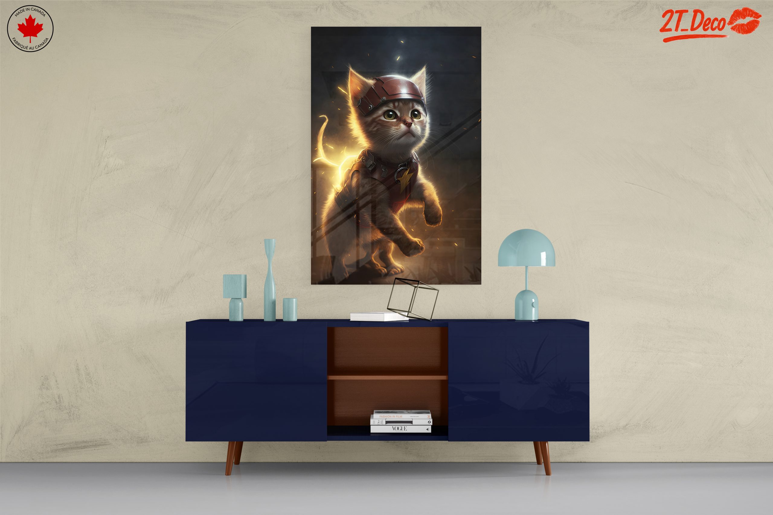 Dynamic Heroic Cat Character Art - Image 8