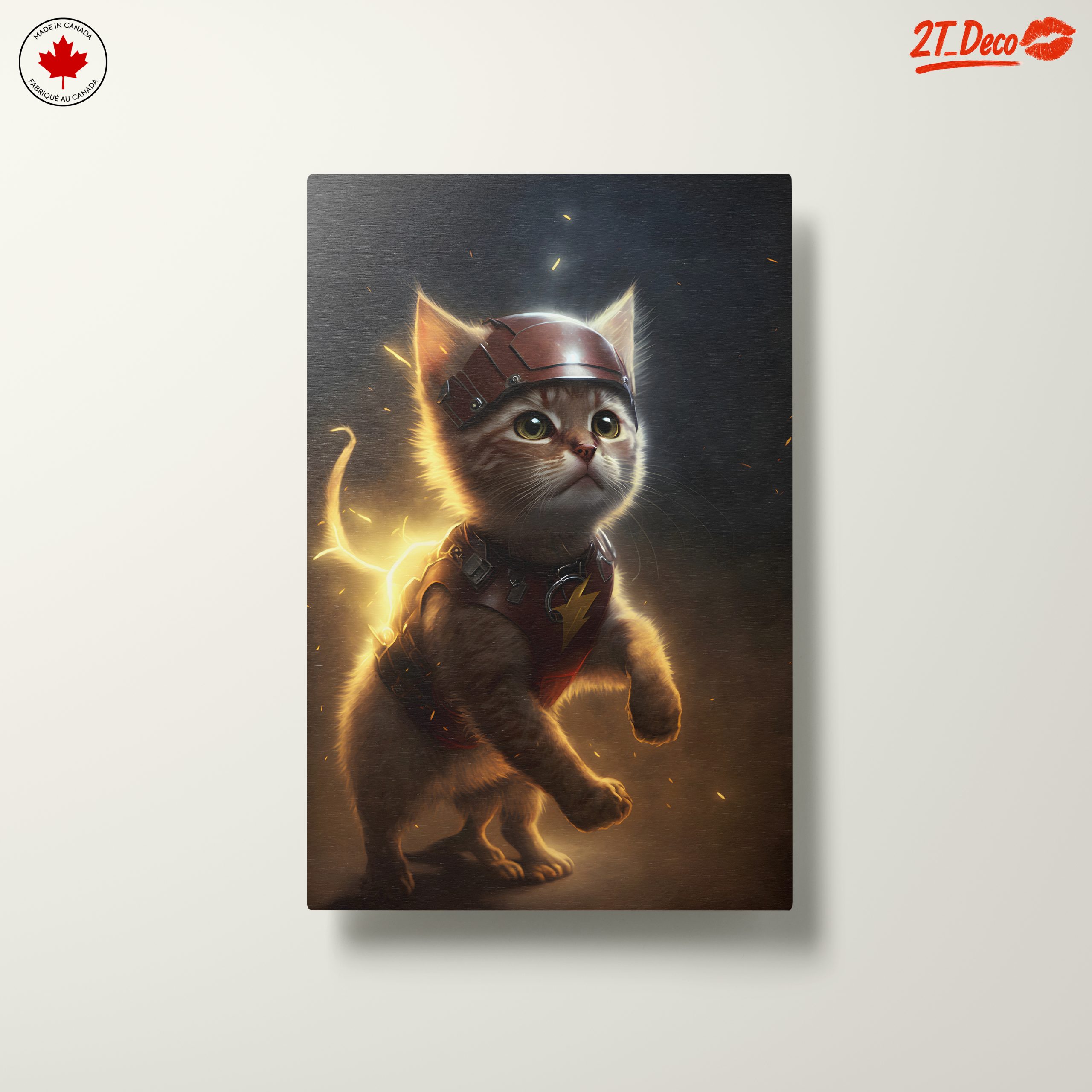 Dynamic Heroic Cat Character Art - Image 10