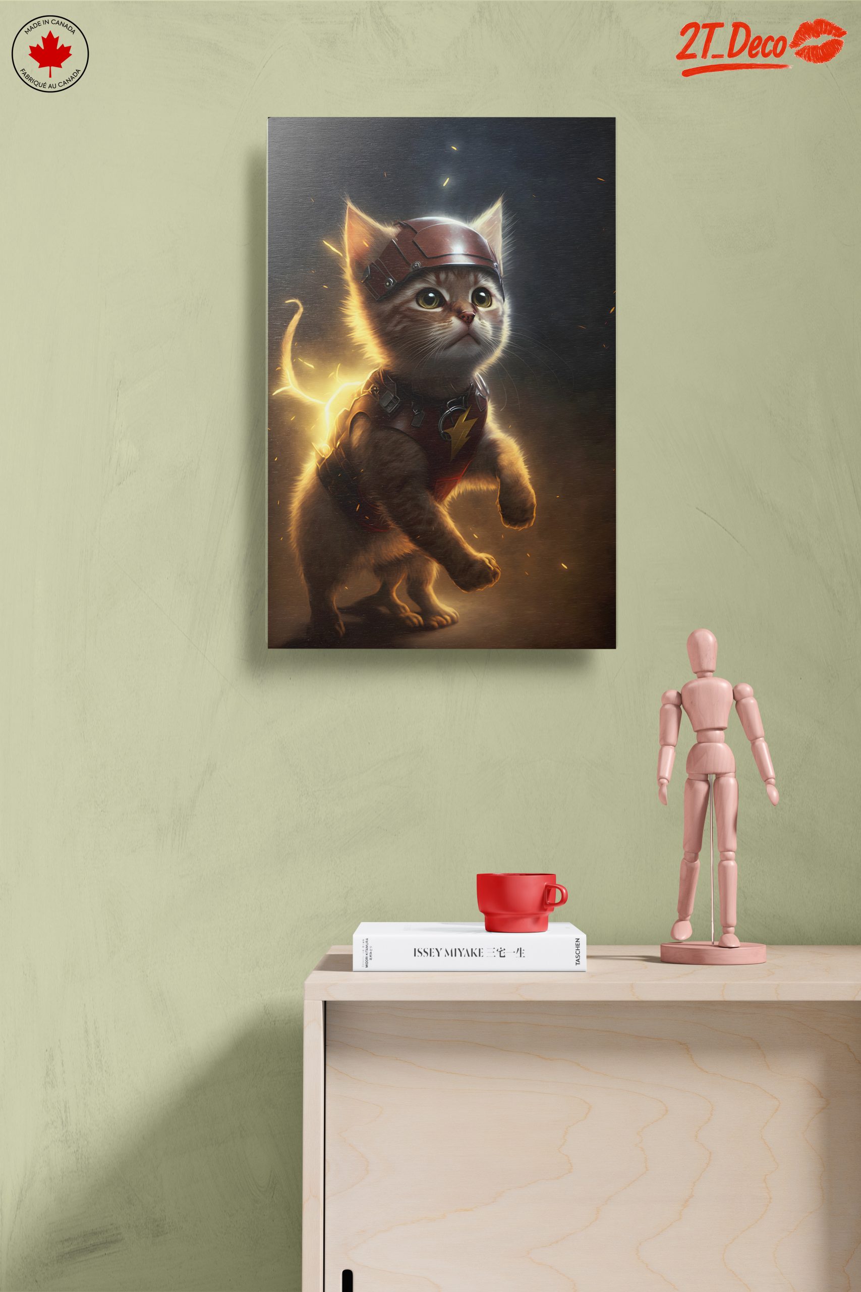 Dynamic Heroic Cat Character Art - Image 14