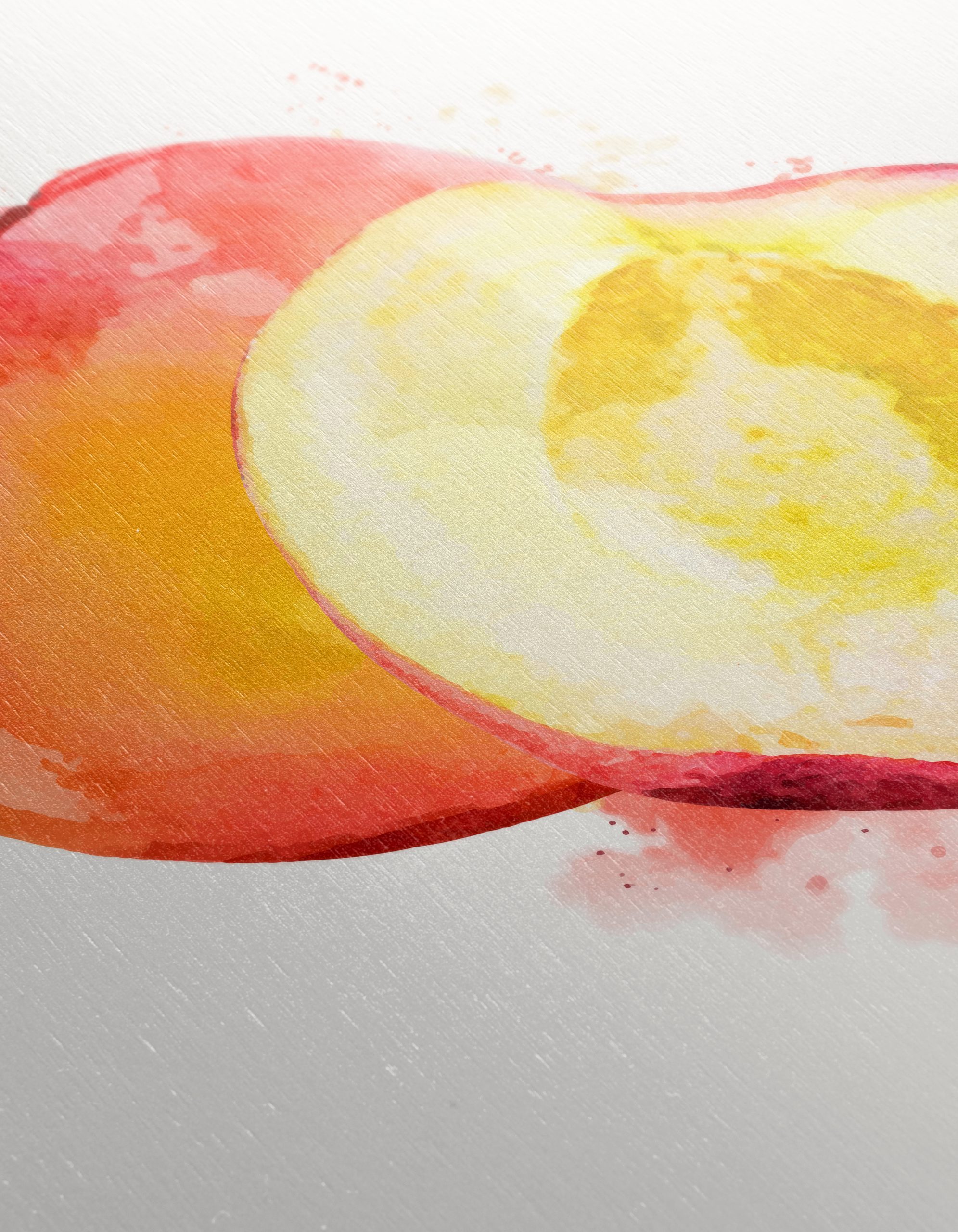 Vibrant Abstract Peach Art - Image 12