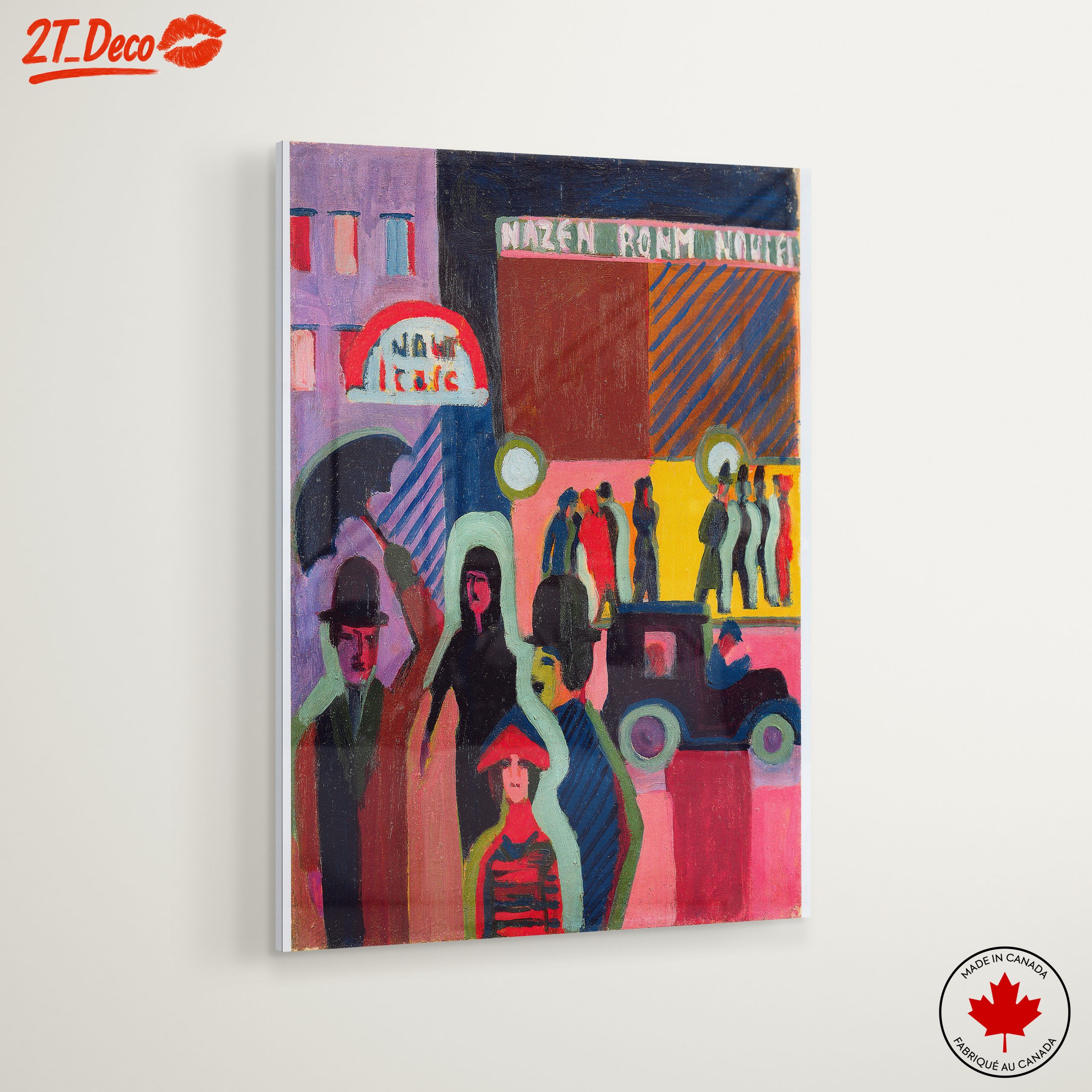 Vibrant Urban Scene in Bold Colors - Image 6