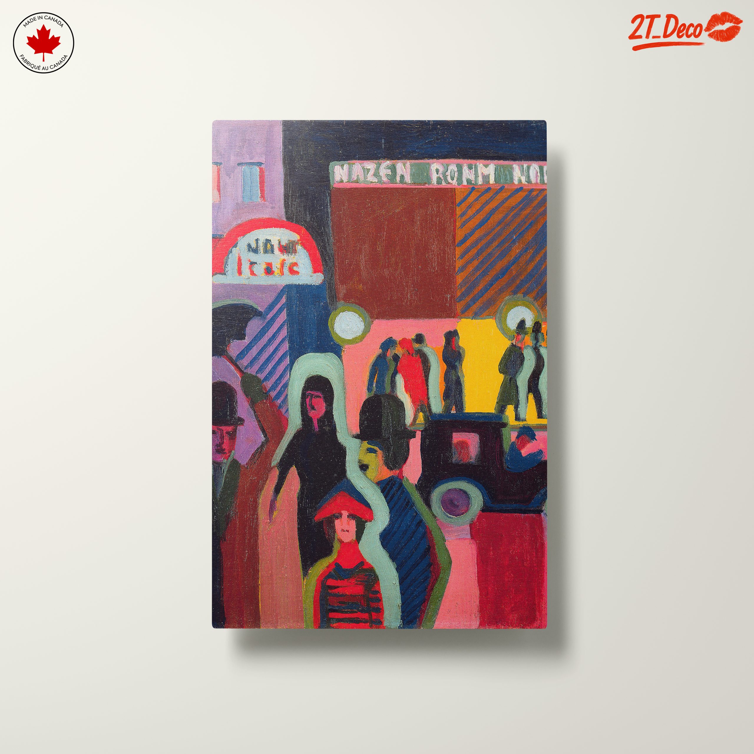 Vibrant Urban Scene in Bold Colors - Image 10