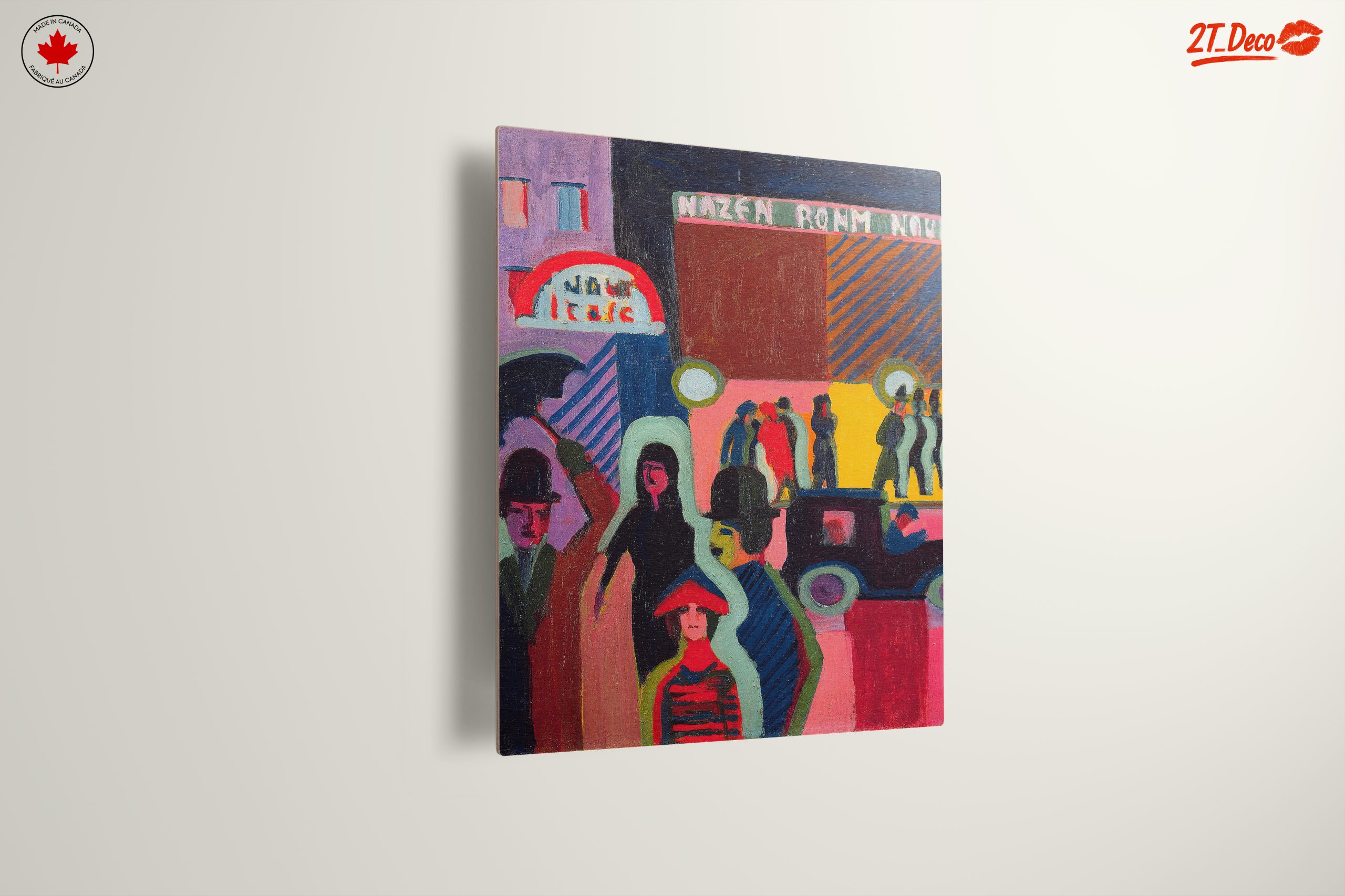 Vibrant Urban Scene in Bold Colors - Image 13
