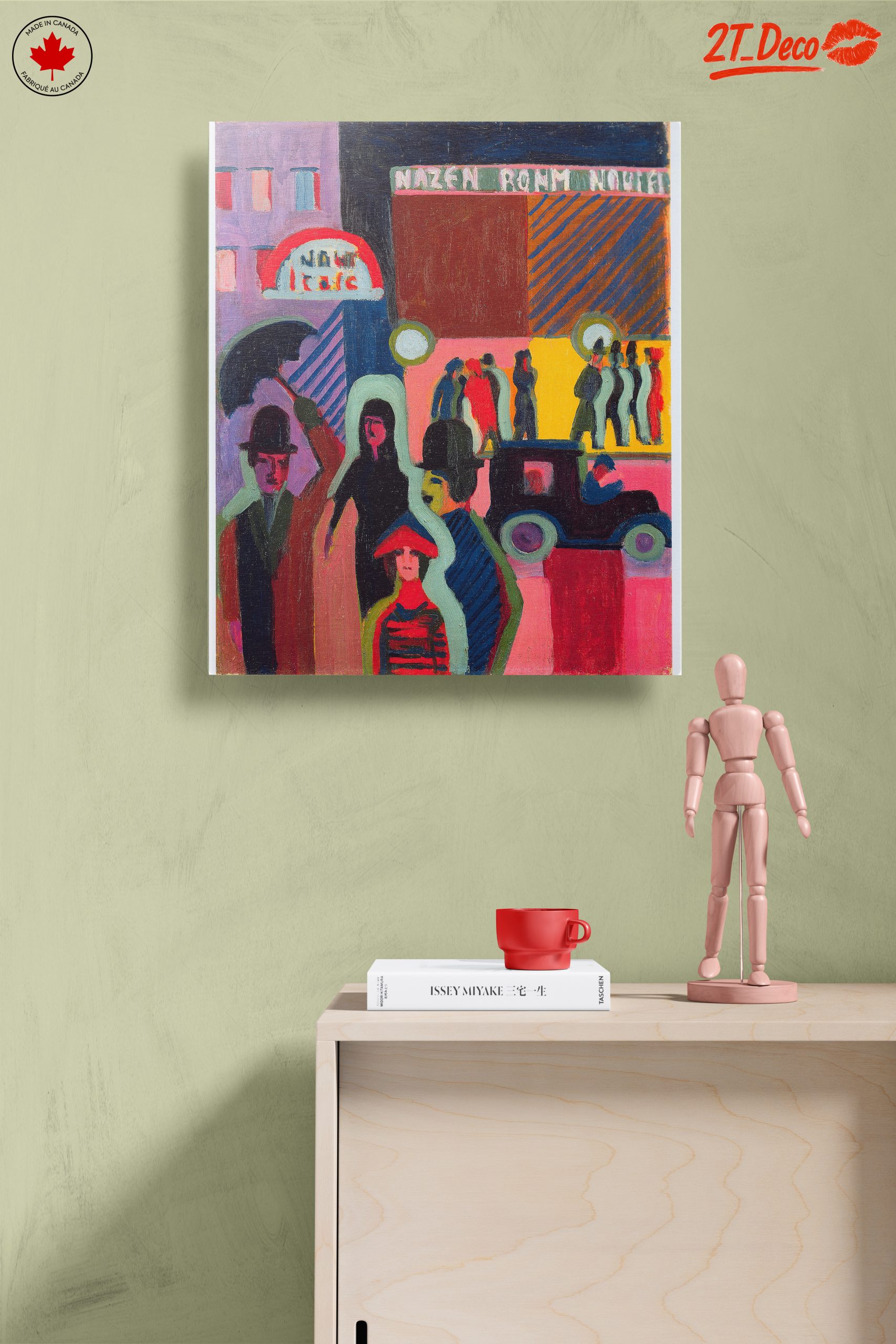 Vibrant Urban Scene in Bold Colors - Image 14