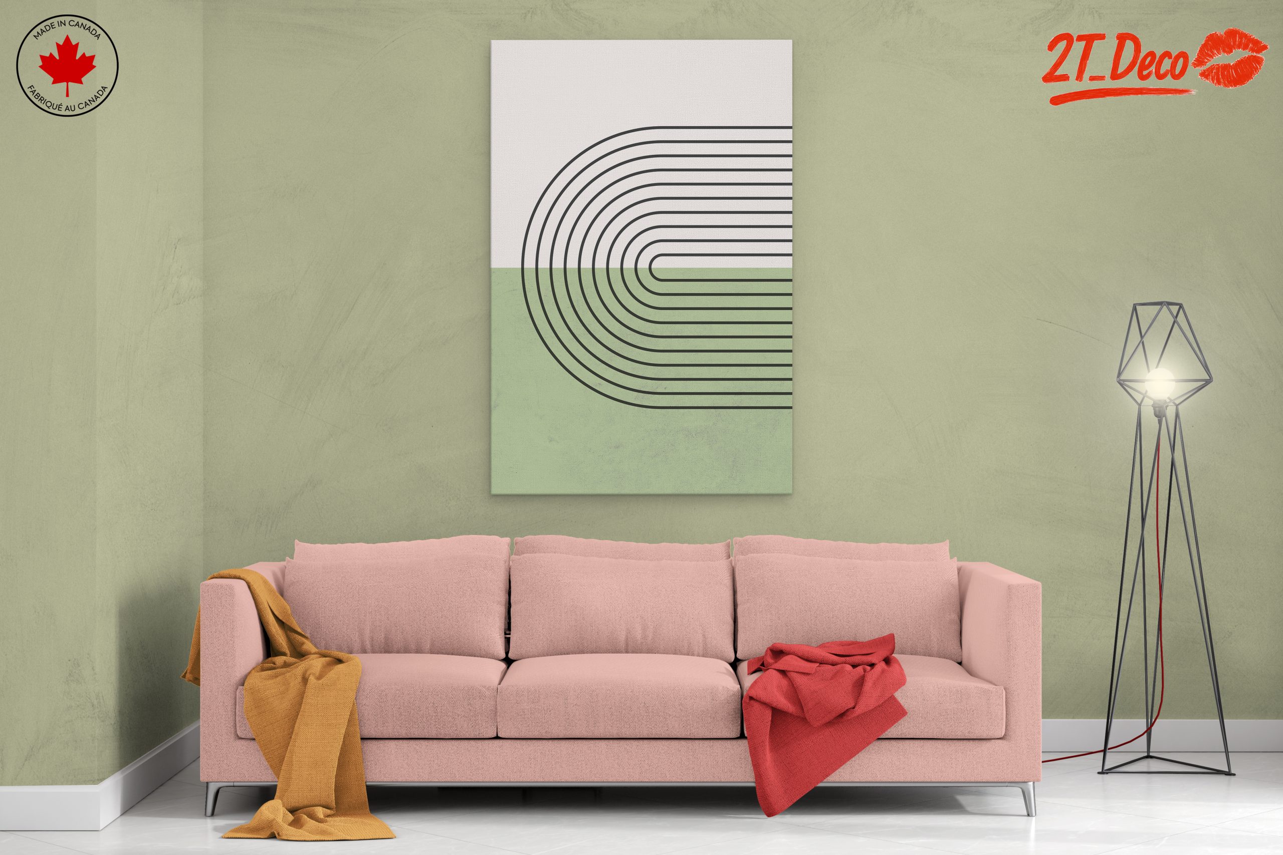 Modern Geometric Abstract Art Design 7 - Image 2