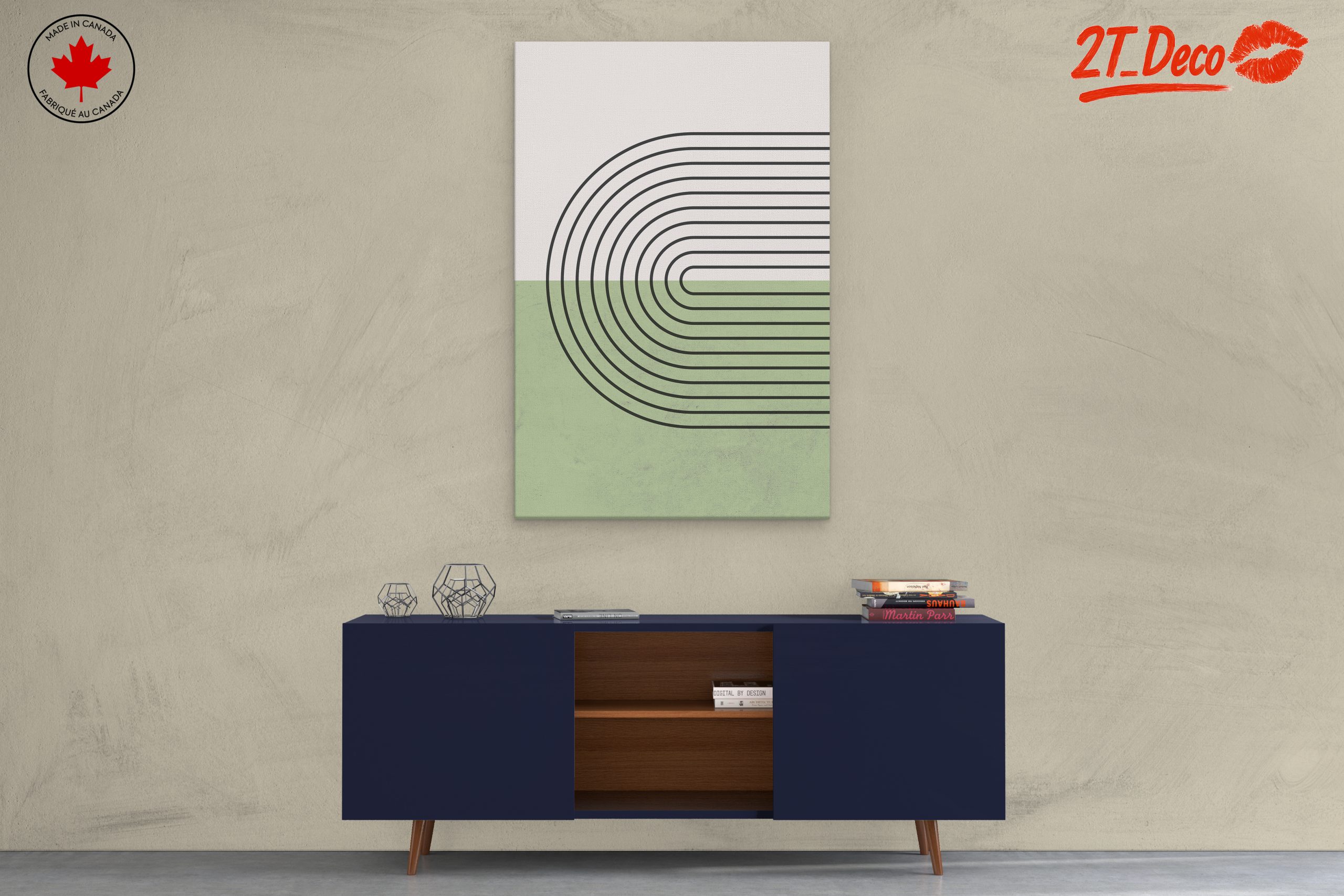 Modern Geometric Abstract Art Design 7 - Image 3