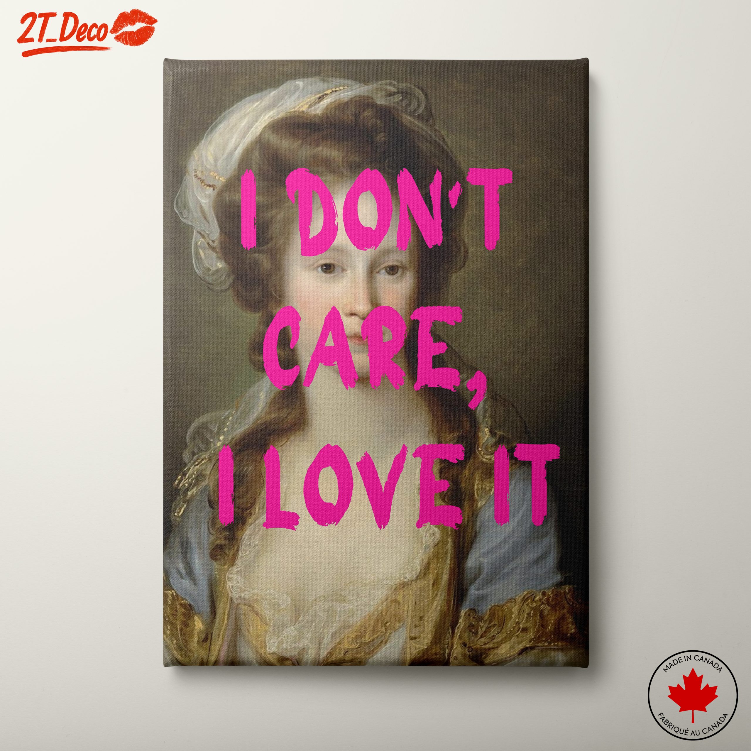 Bold Contemporary Pop Art With Text