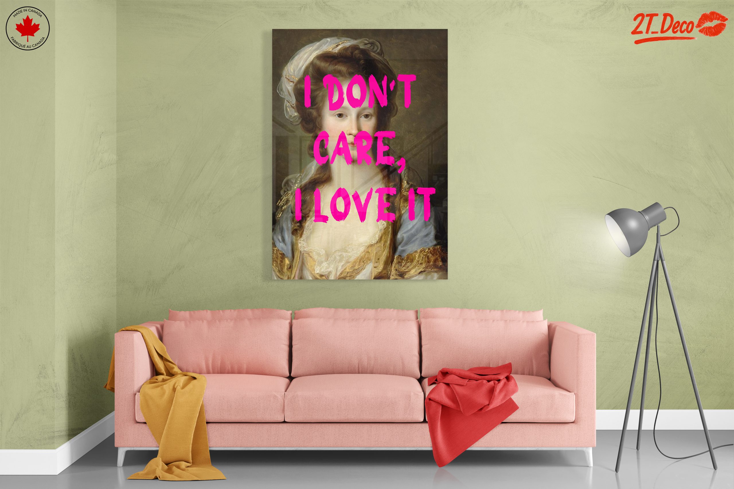 Bold Contemporary Pop Art With Text - Image 7