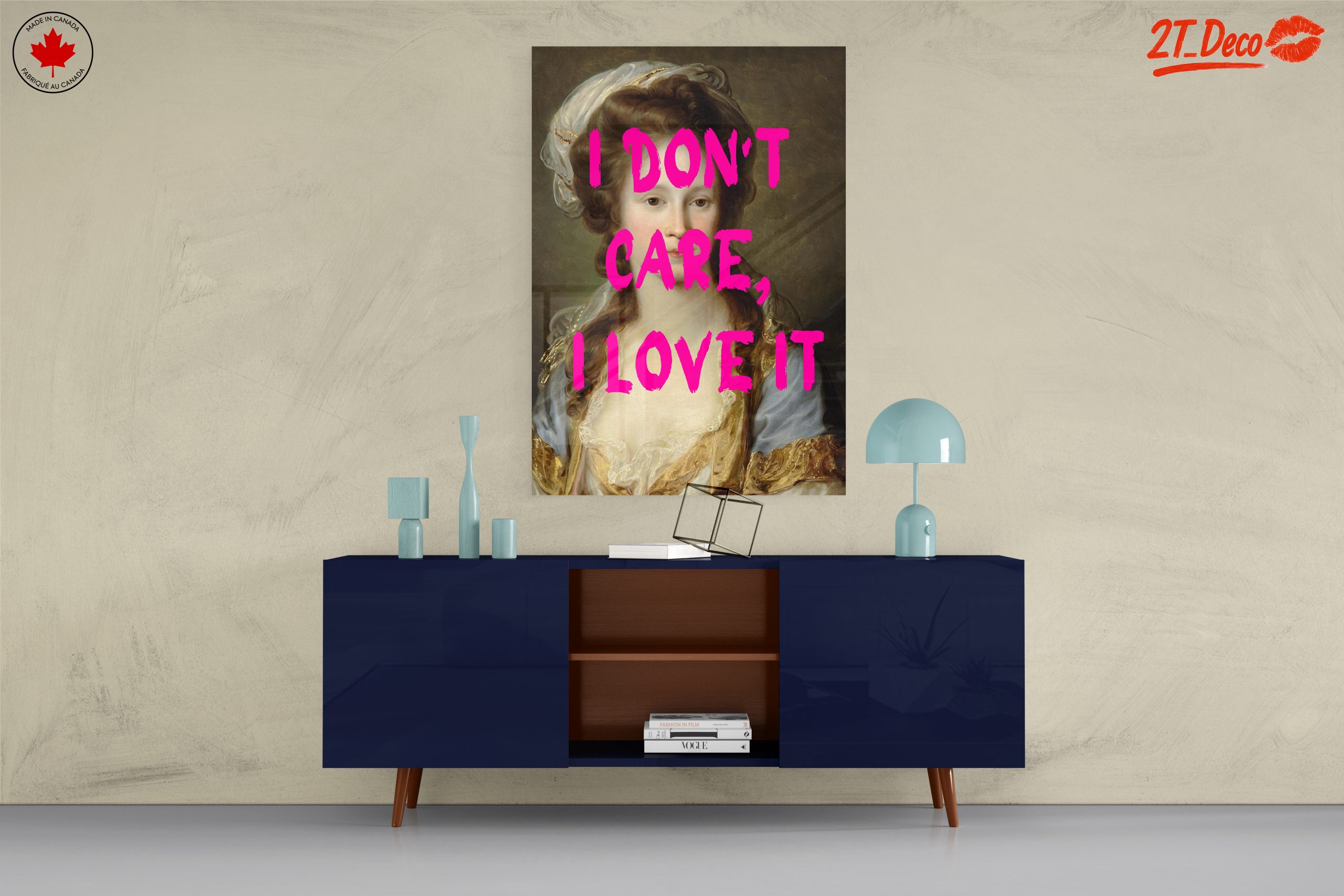 Bold Contemporary Pop Art With Text - Image 8