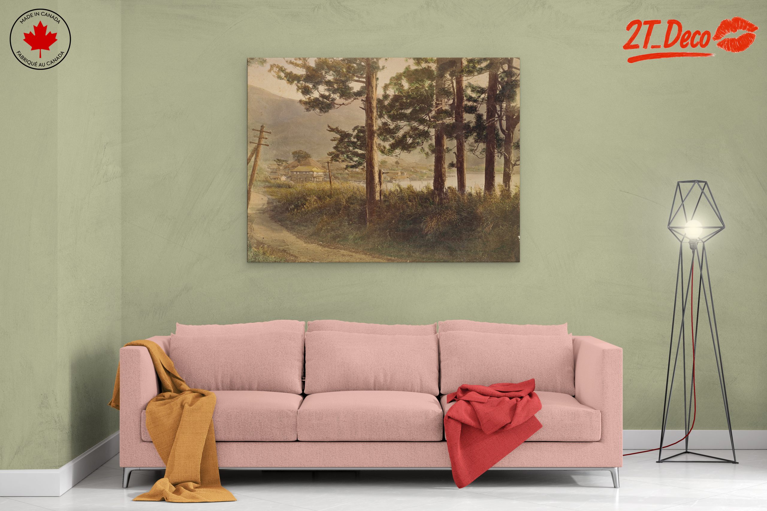 Serene Nature Landscape with Trees 3 - Image 2