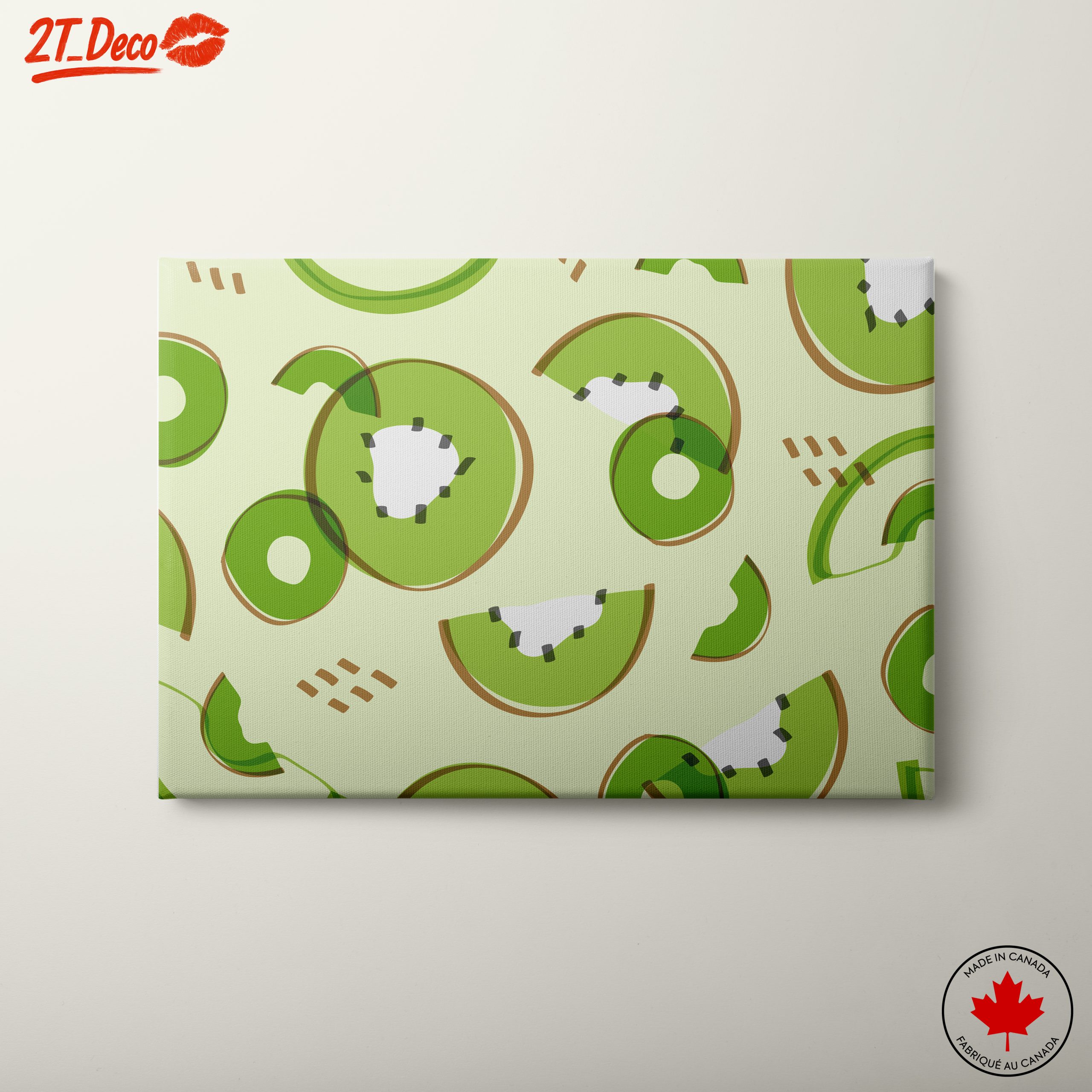 Playful Abstract Kiwi Art