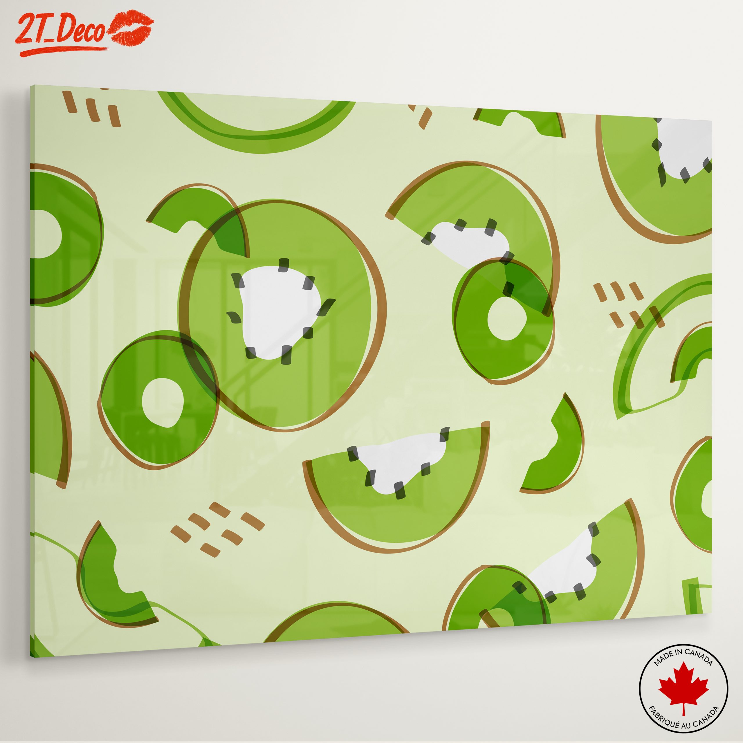 Playful Abstract Kiwi Art - Image 6
