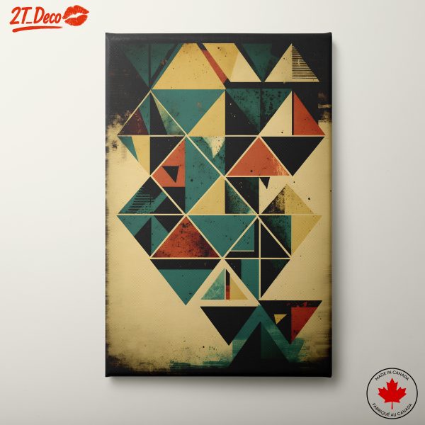 Dynamic Geometric Abstract Art Composition 2