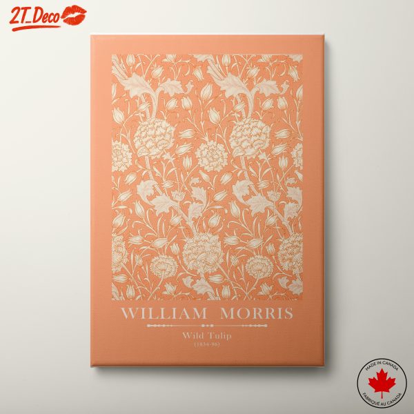 William Morris Wild Tulip Floral Design Art