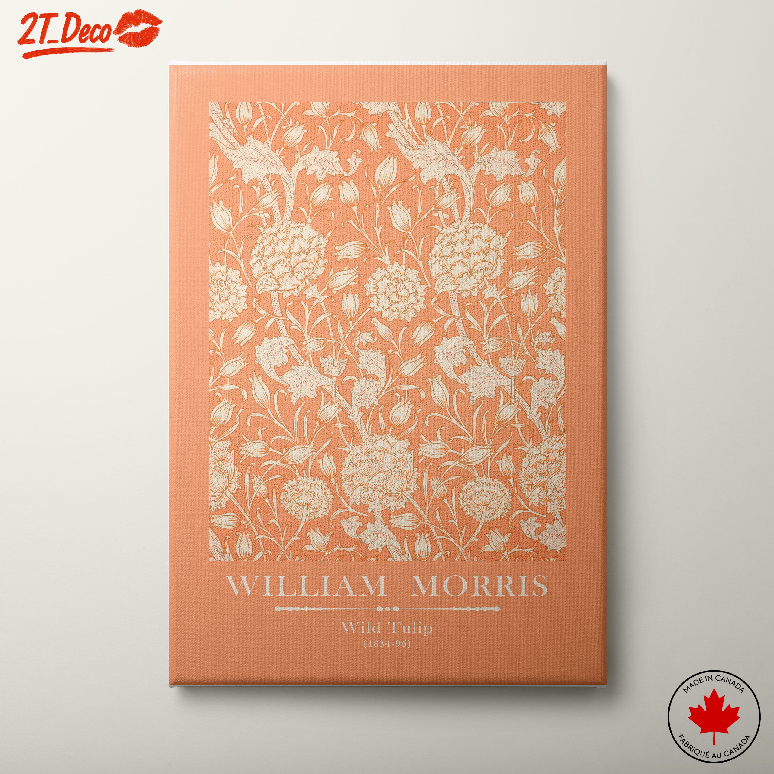 William Morris Wild Tulip Floral Design Art