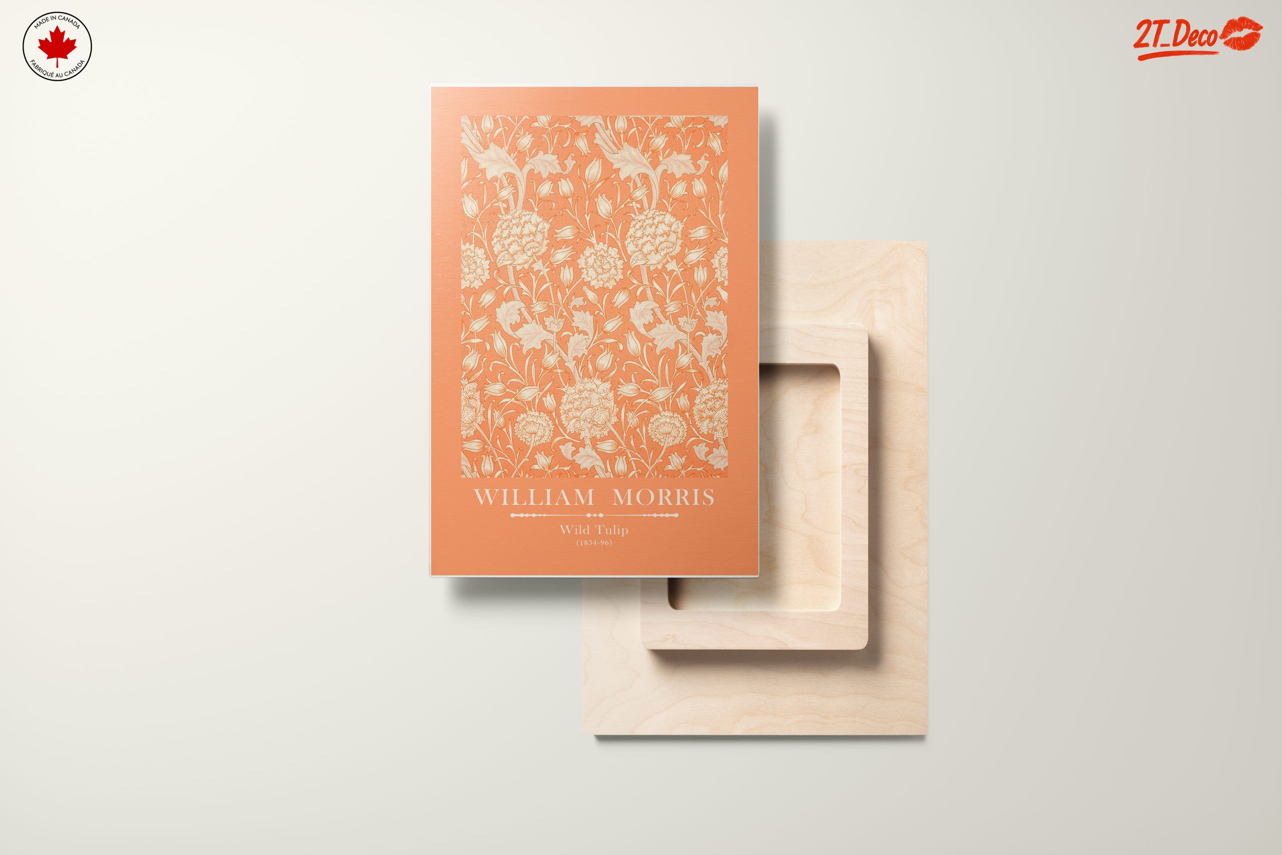 William Morris Wild Tulip Floral Design Art - Image 11